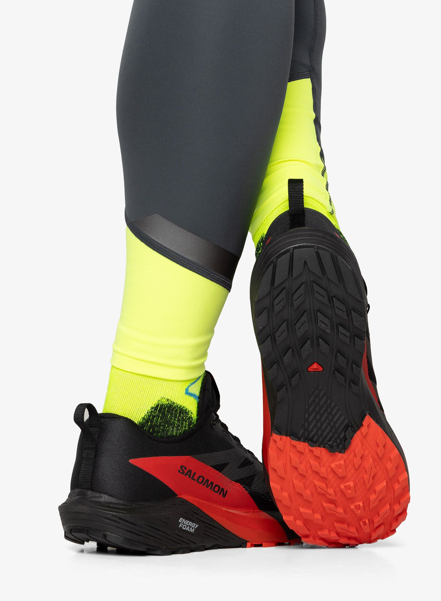 Pánské trailové boty Salomon Sense Ride 5 - black/fiery red/black