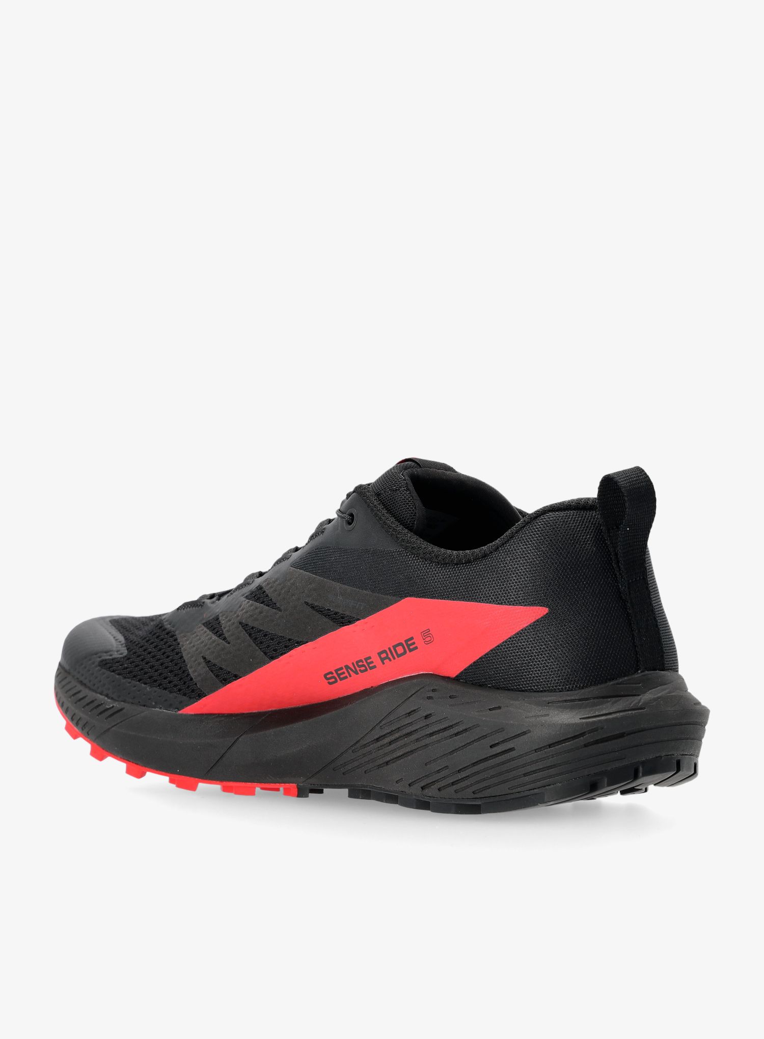 Pánské trailové boty Salomon Sense Ride 5 - black/fiery red/black