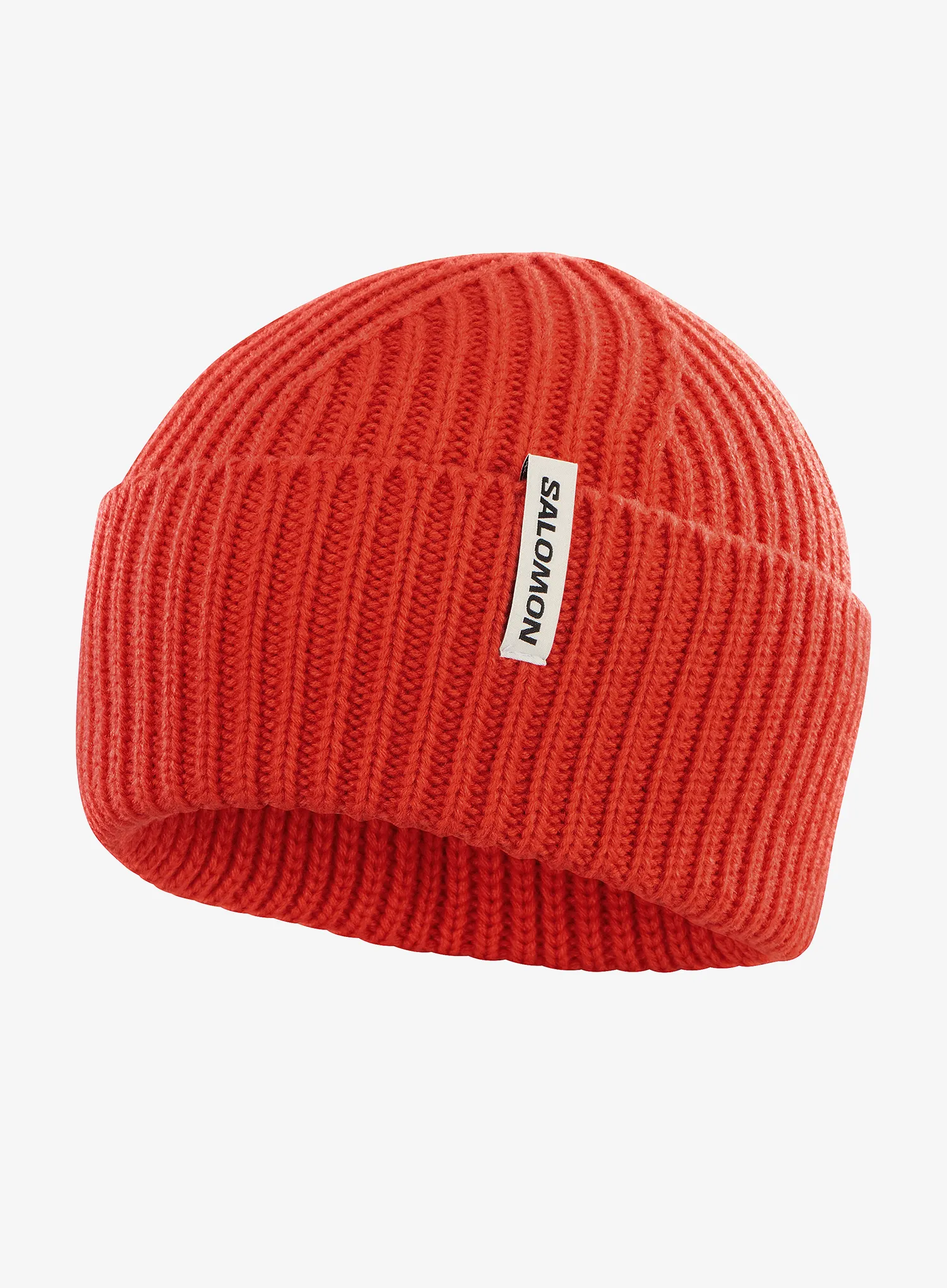 Zimní čepice Salomon Snowbird Beanie U - cherry tomato