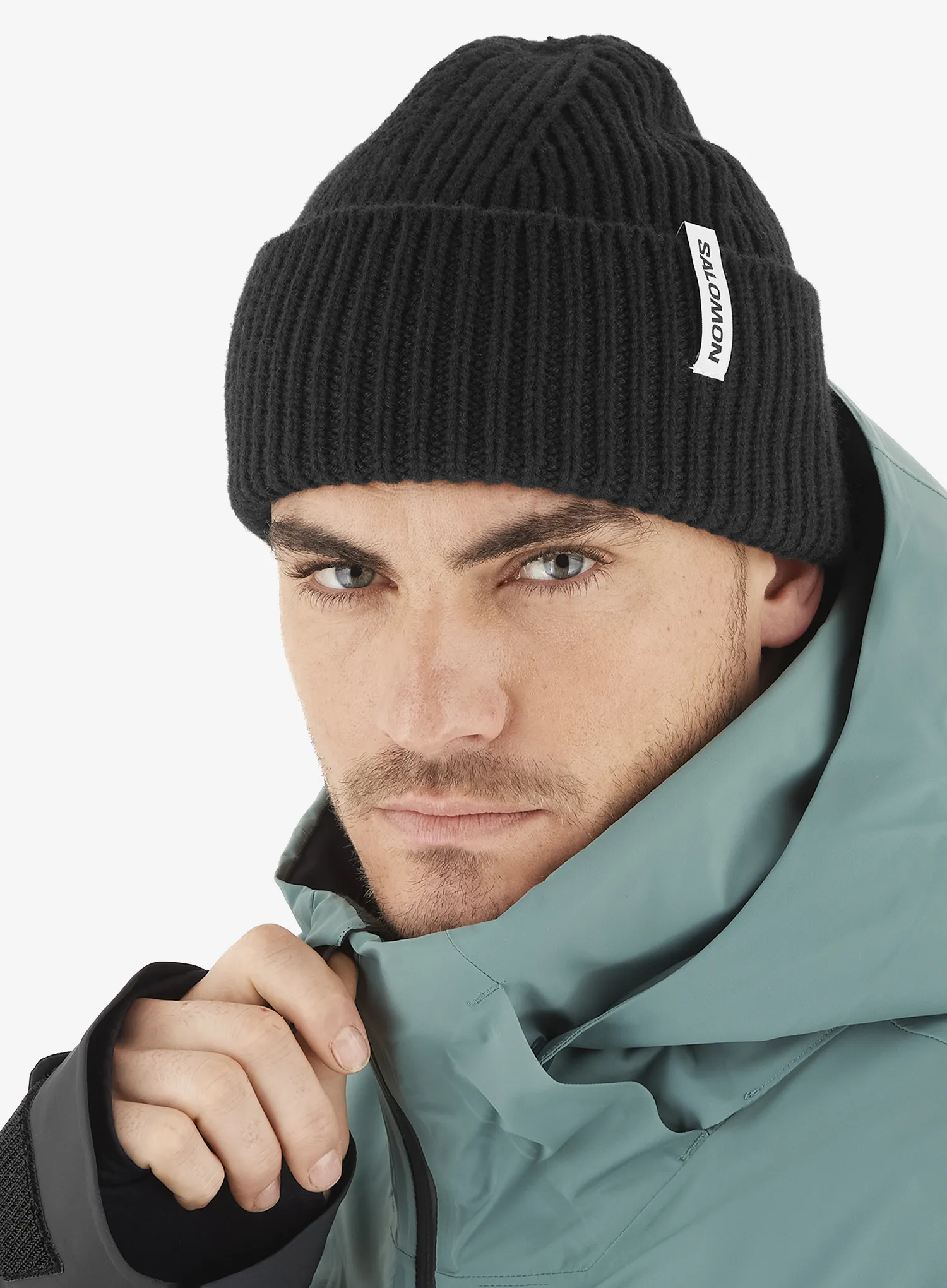 Zimní čepice Salomon Snowbird Beanie U - deep black