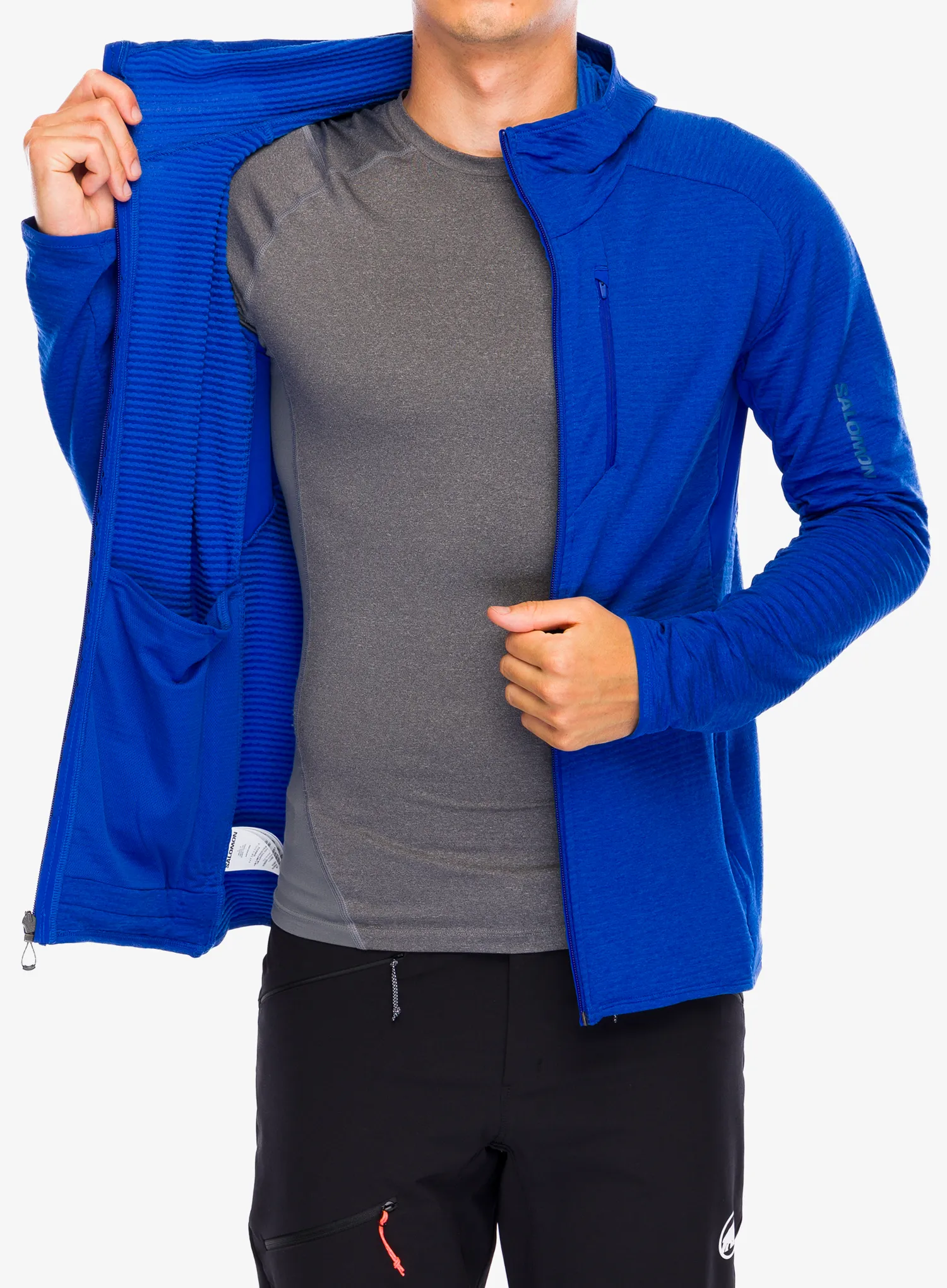 Fleece mikina Salomon Essential Lightwarm HD - surf the web