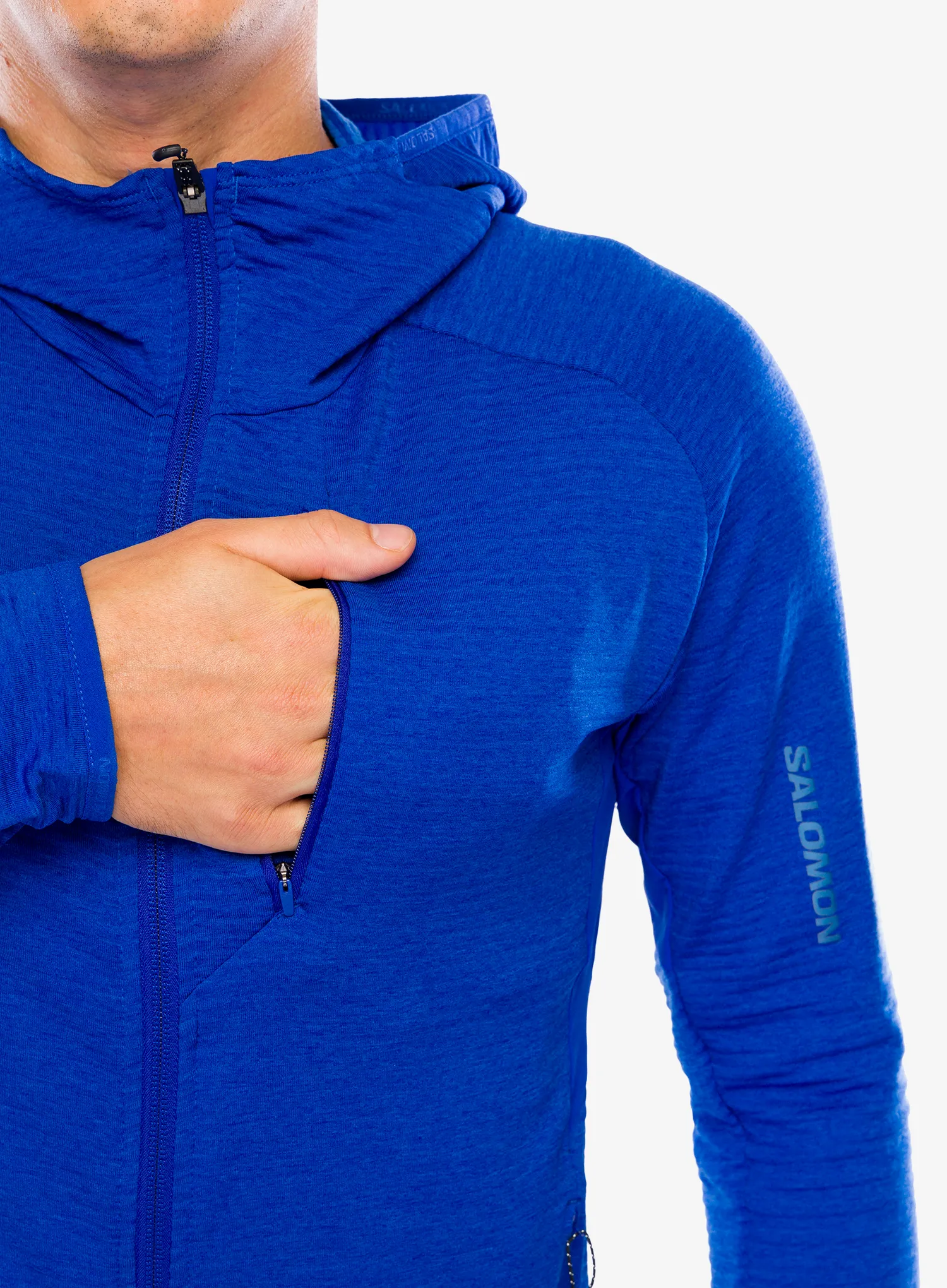 Fleece mikina Salomon Essential Lightwarm HD - surf the web