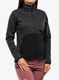 Dámská mikina na zip Salomon Essential Warm Fz Mid - deep black