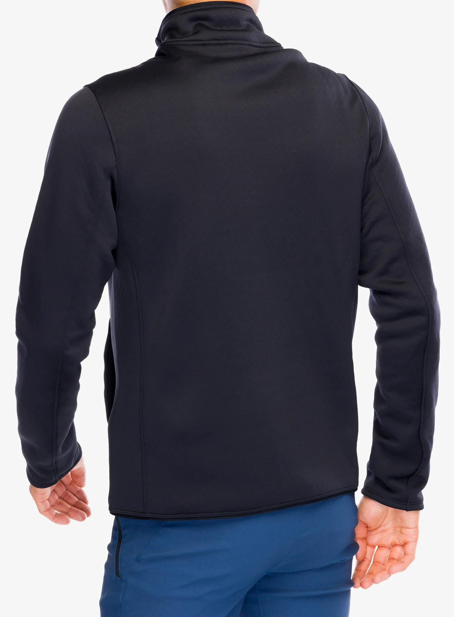 Mikina bez kapuce Salomon Essential Warm Hz Mid - deep black
