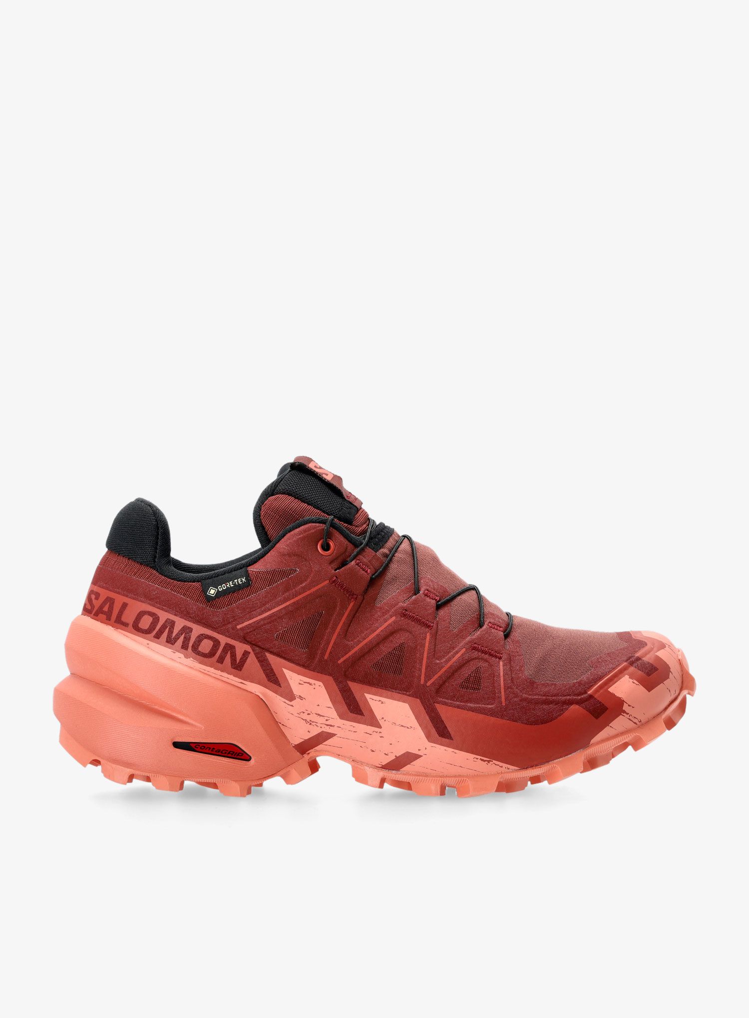 Dámské trailové boty Salomon Speedcross 6 GTX - rum/red/clay