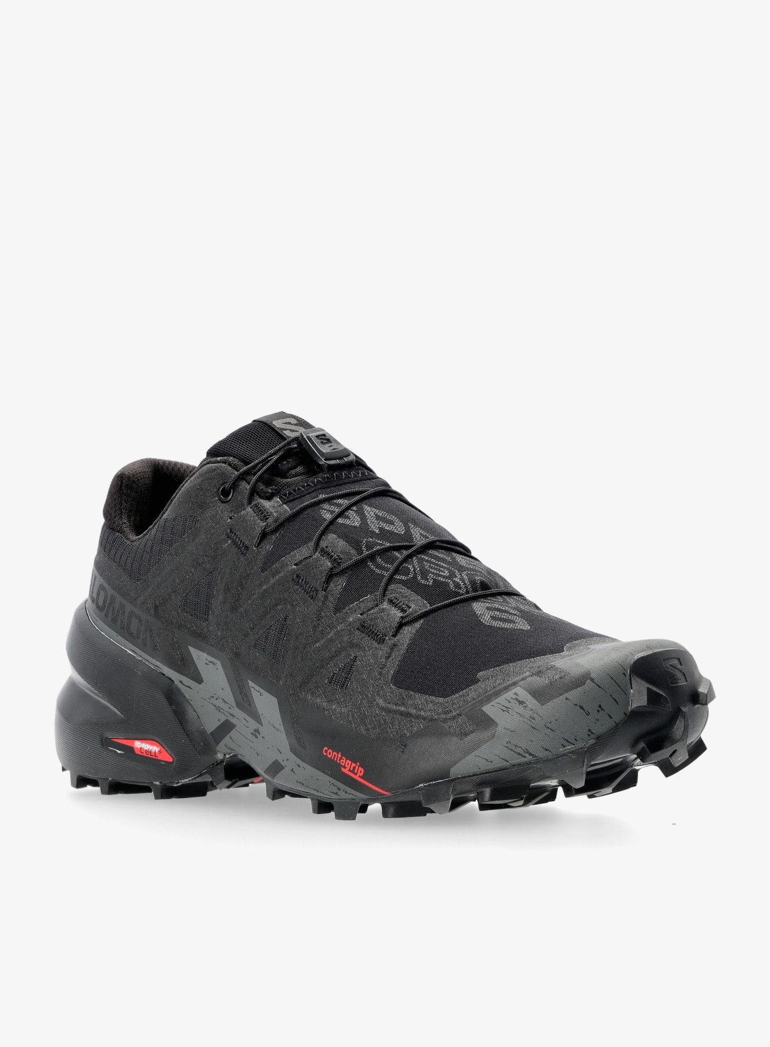 Pánské trailové boty Salomon Speedcross 6 Wide - black/black/phant