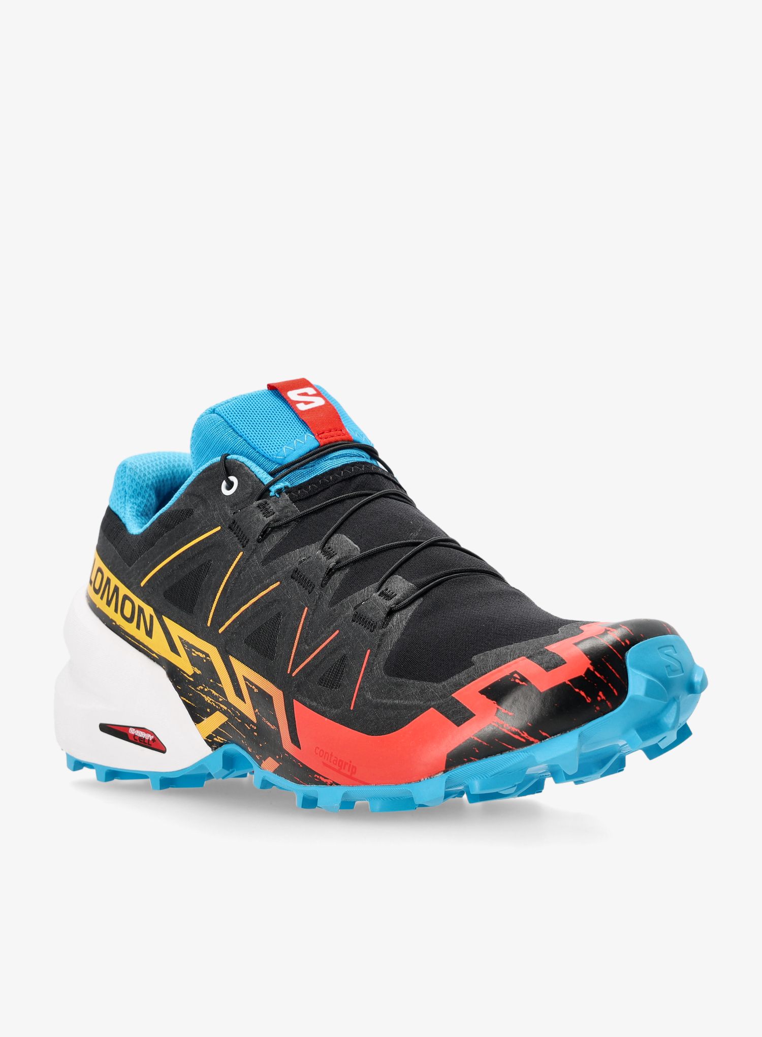 Trailové boty Salomon Speedcross 6 - black/white/transc