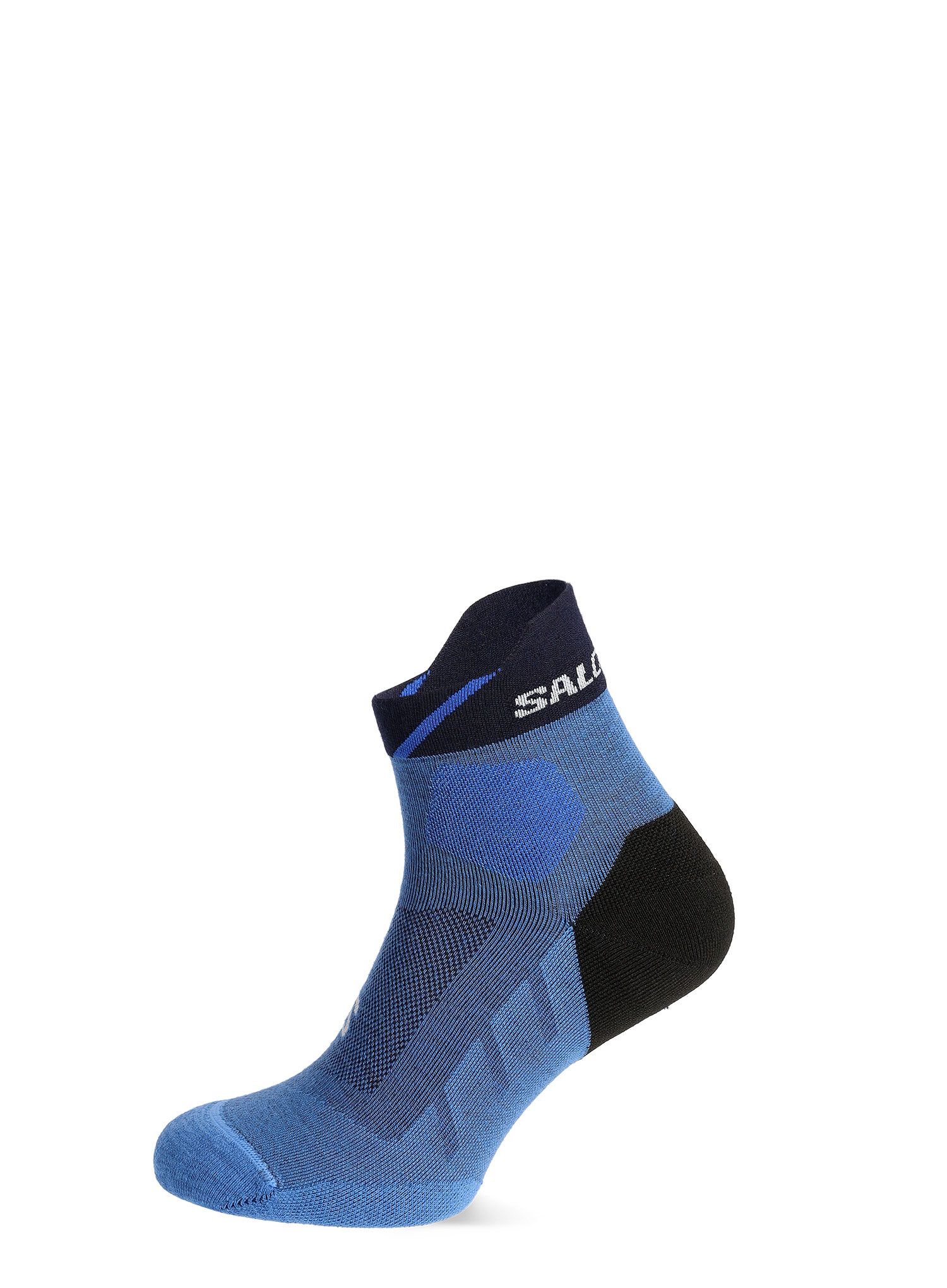 Merino ponožky Salomon Speedcross Ankle - french blue/carbon/ibiza