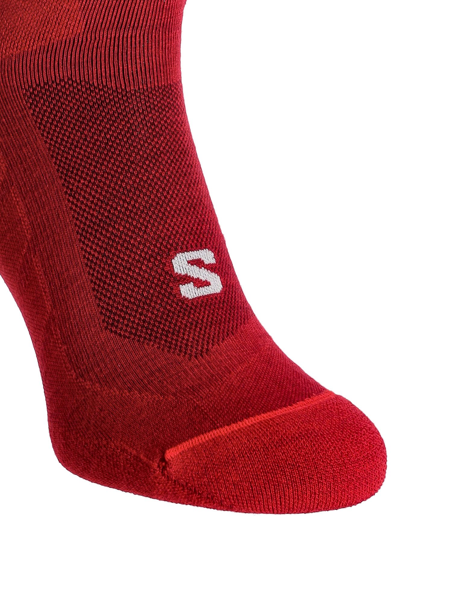 Ponožky na běhání Salomon Speedcross Ankle - red dahlia/black/poppy