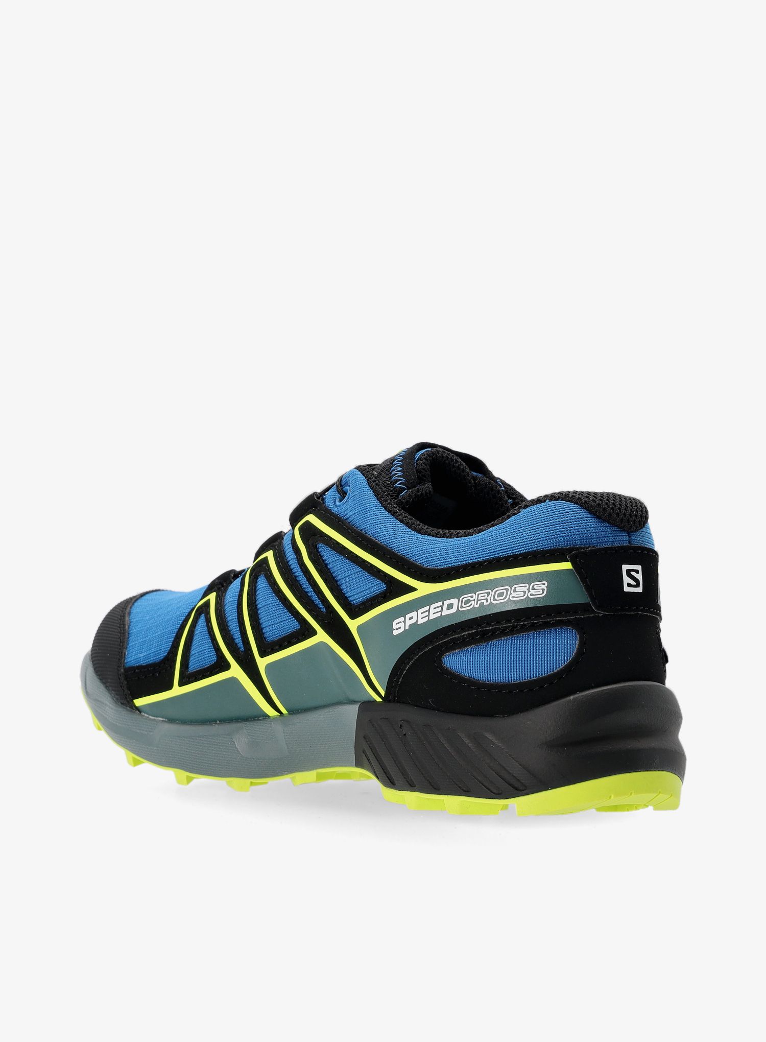 Dětské boty Salomon Speedcross CSWP - nautic blue/black/lime