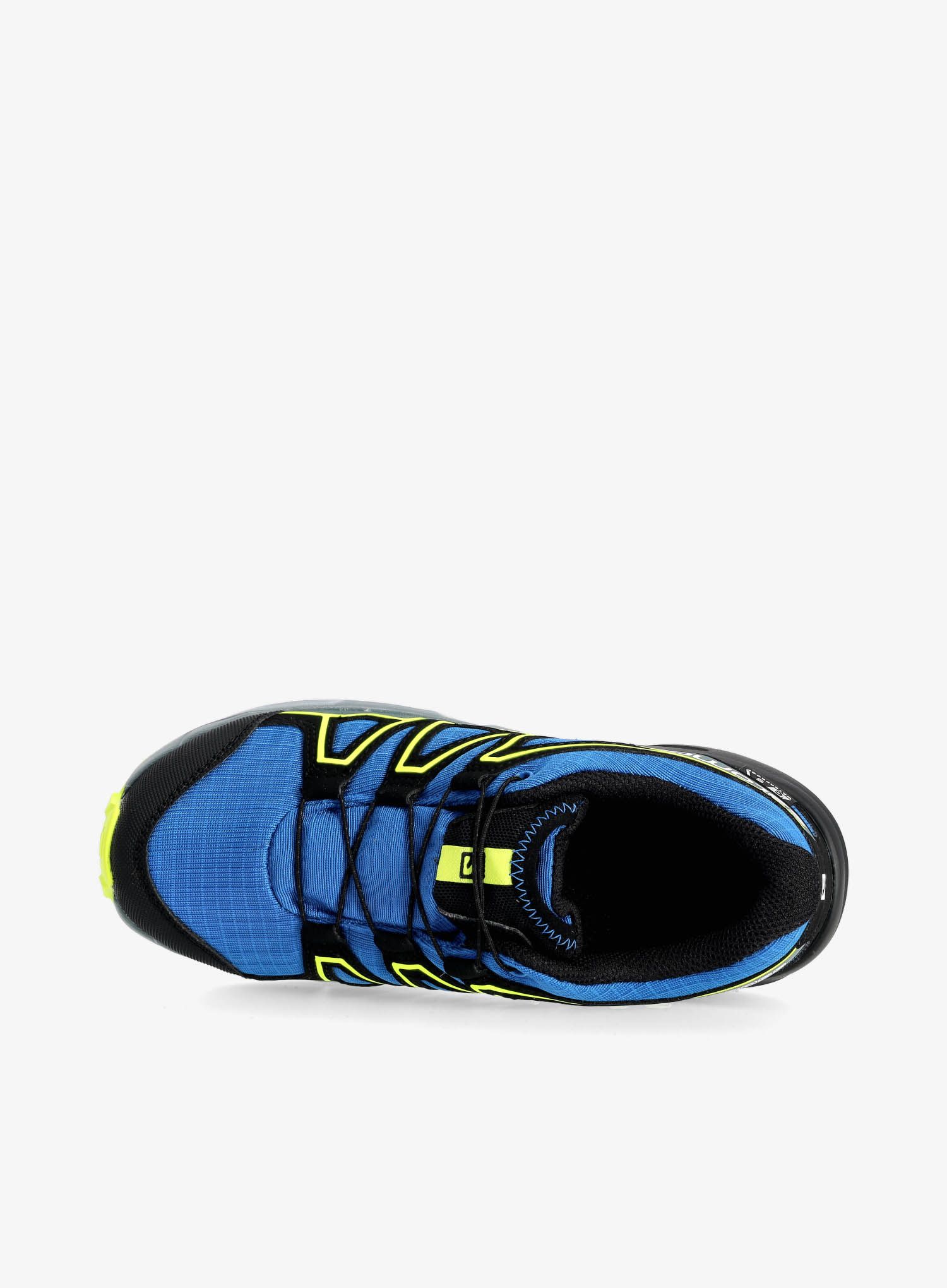 Dětské boty Salomon Speedcross CSWP - nautic blue/black/lime