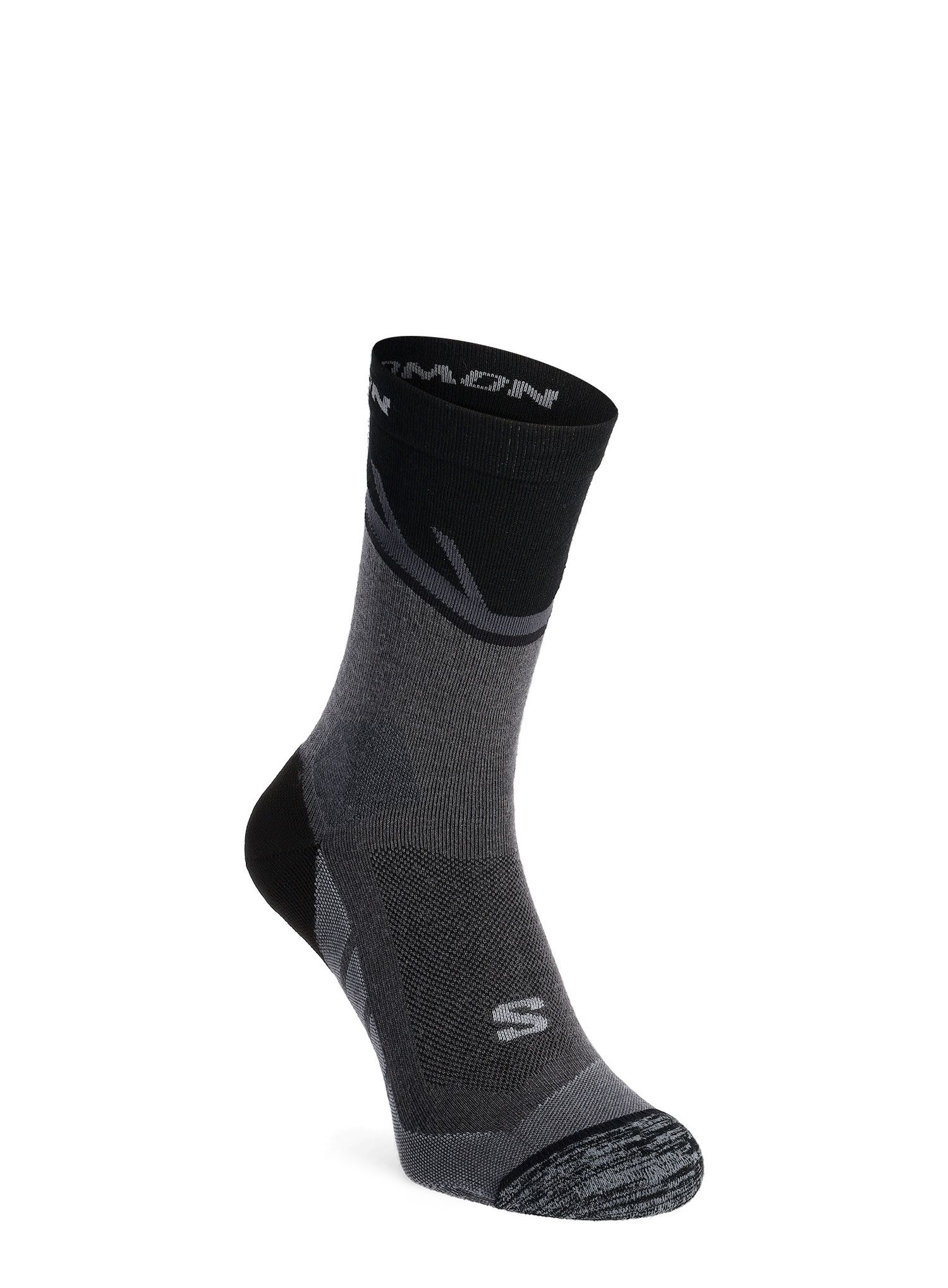 Ponožky na běhání Salomon Speedcross Crew - black/magnet/quarry