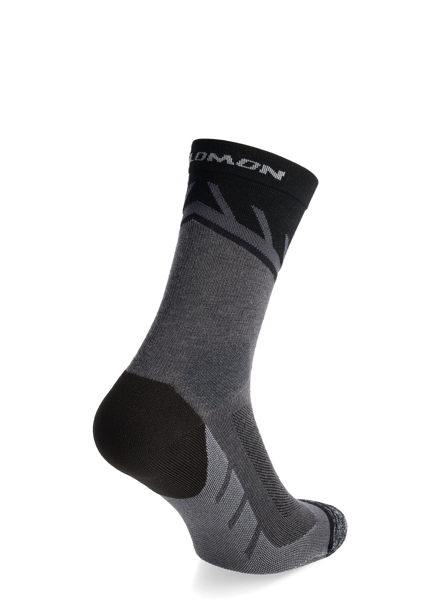 Ponožky na běhání Salomon Speedcross Crew - black/magnet/quarry