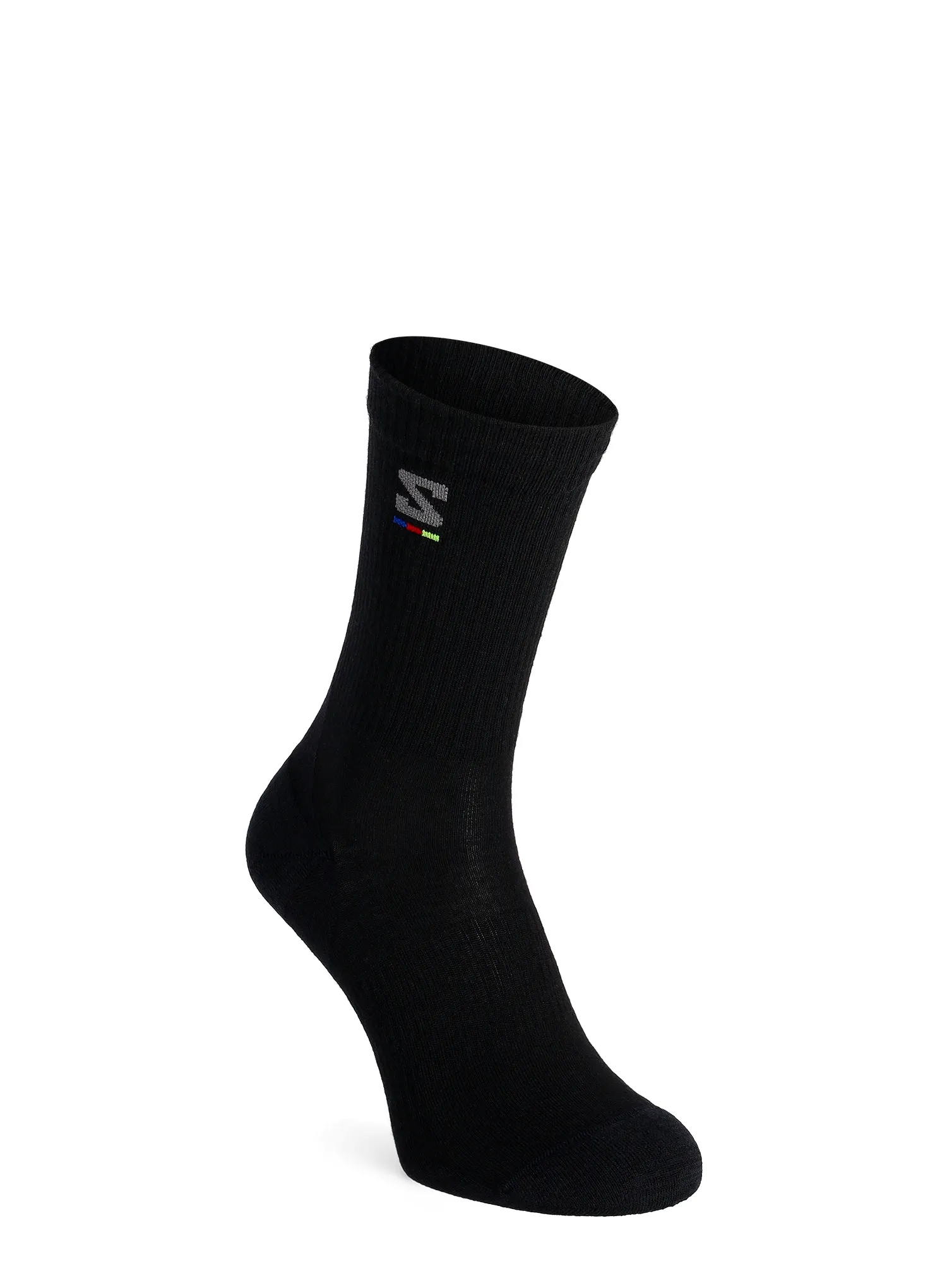 Turistické ponožky Salomon Sunday Smart Crew - black/gray flannel