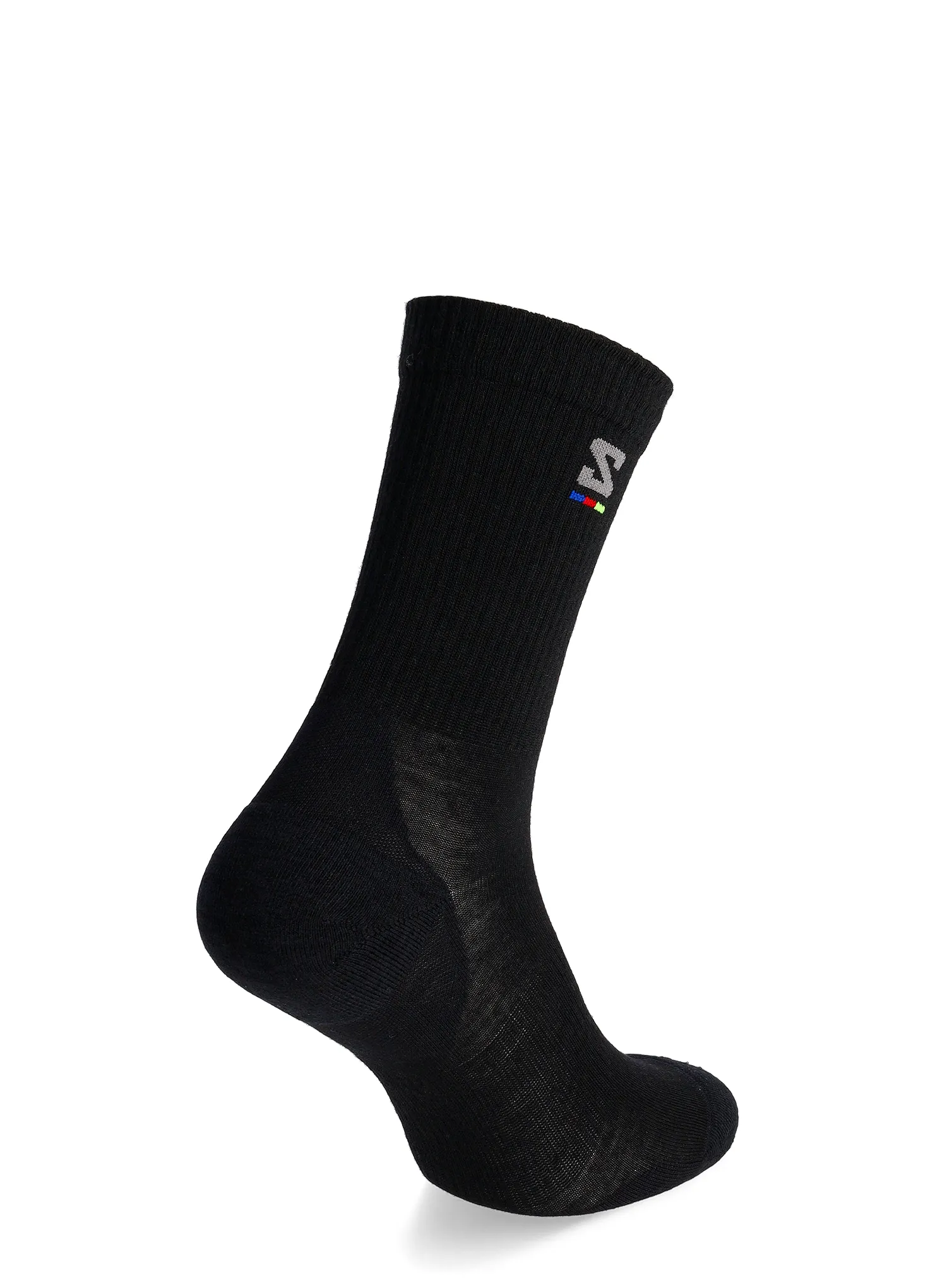 Turistické ponožky Salomon Sunday Smart Crew - black/gray flannel