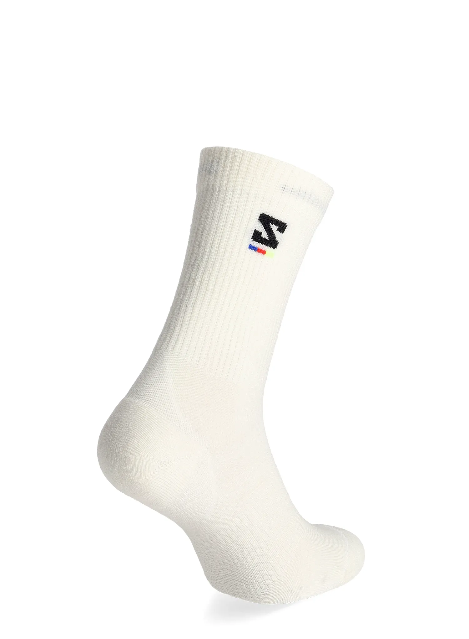 Merino ponožky Salomon Sunday Smart Crew - snow/black