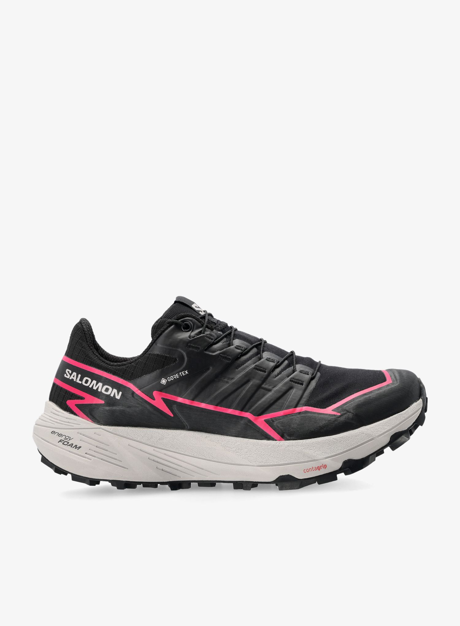 Dámské trailové boty Salomon Thundercross GTX - black/black/pink