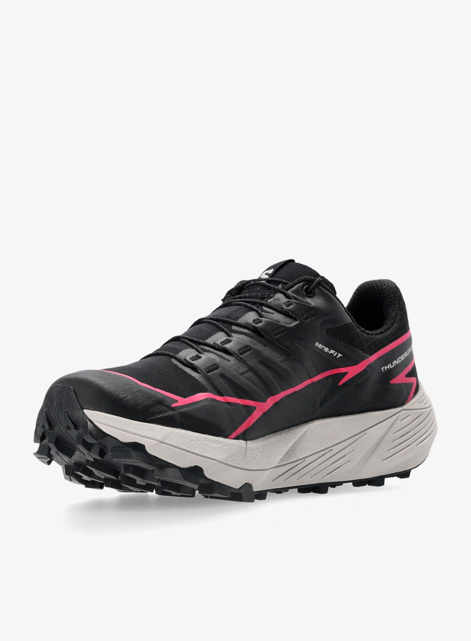 Dámské trailové boty Salomon Thundercross GTX - black/black/pink