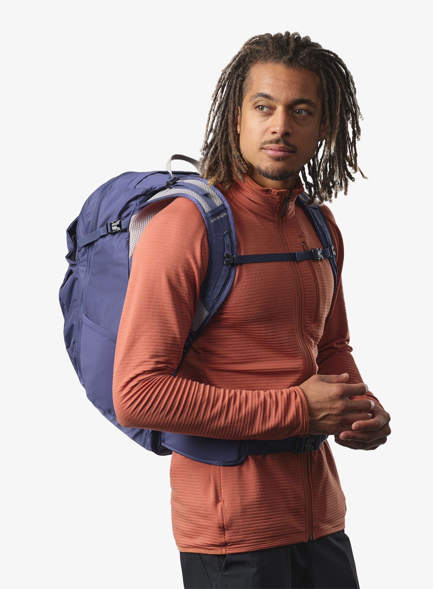 Turistický batoh Salomon Trailblazer 30 - blue/ghost gray