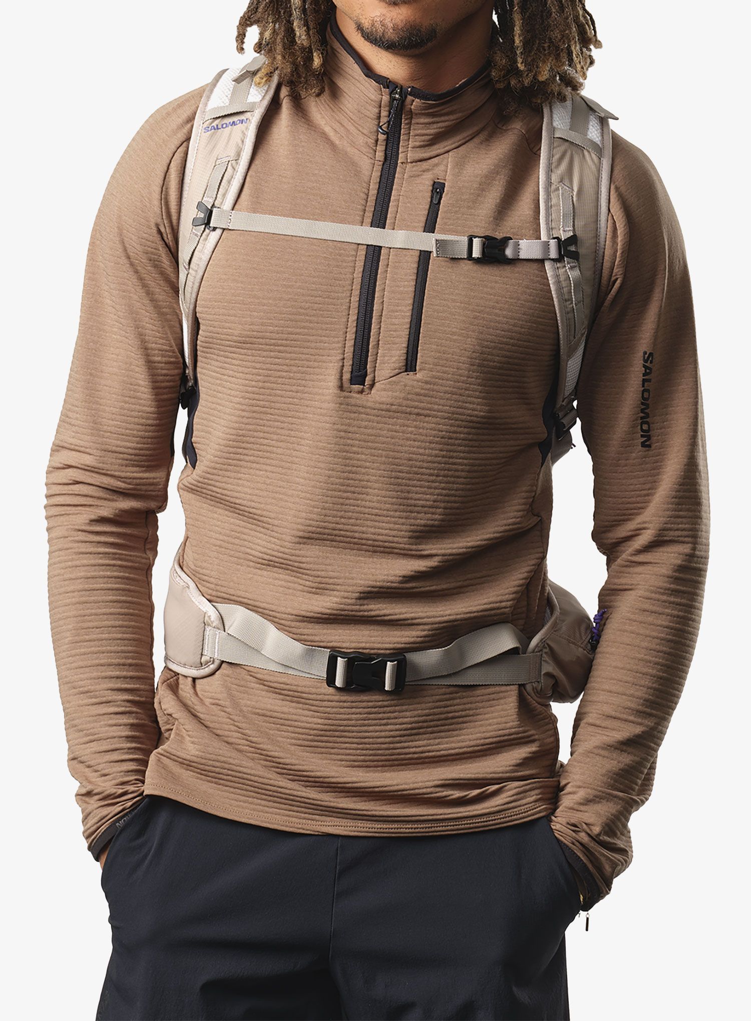 Turistický batoh Salomon Trailblazer 30 - khaki/glacier