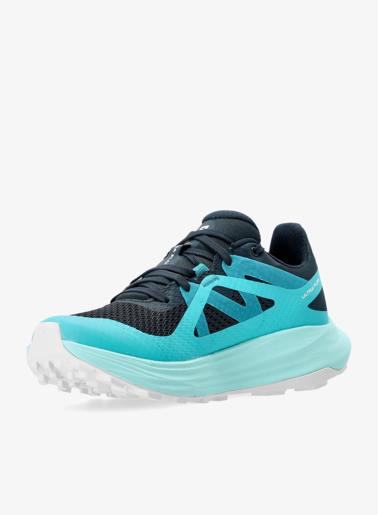Dámské trailové boty Salomon Ultra Flow - carbon/blue/white