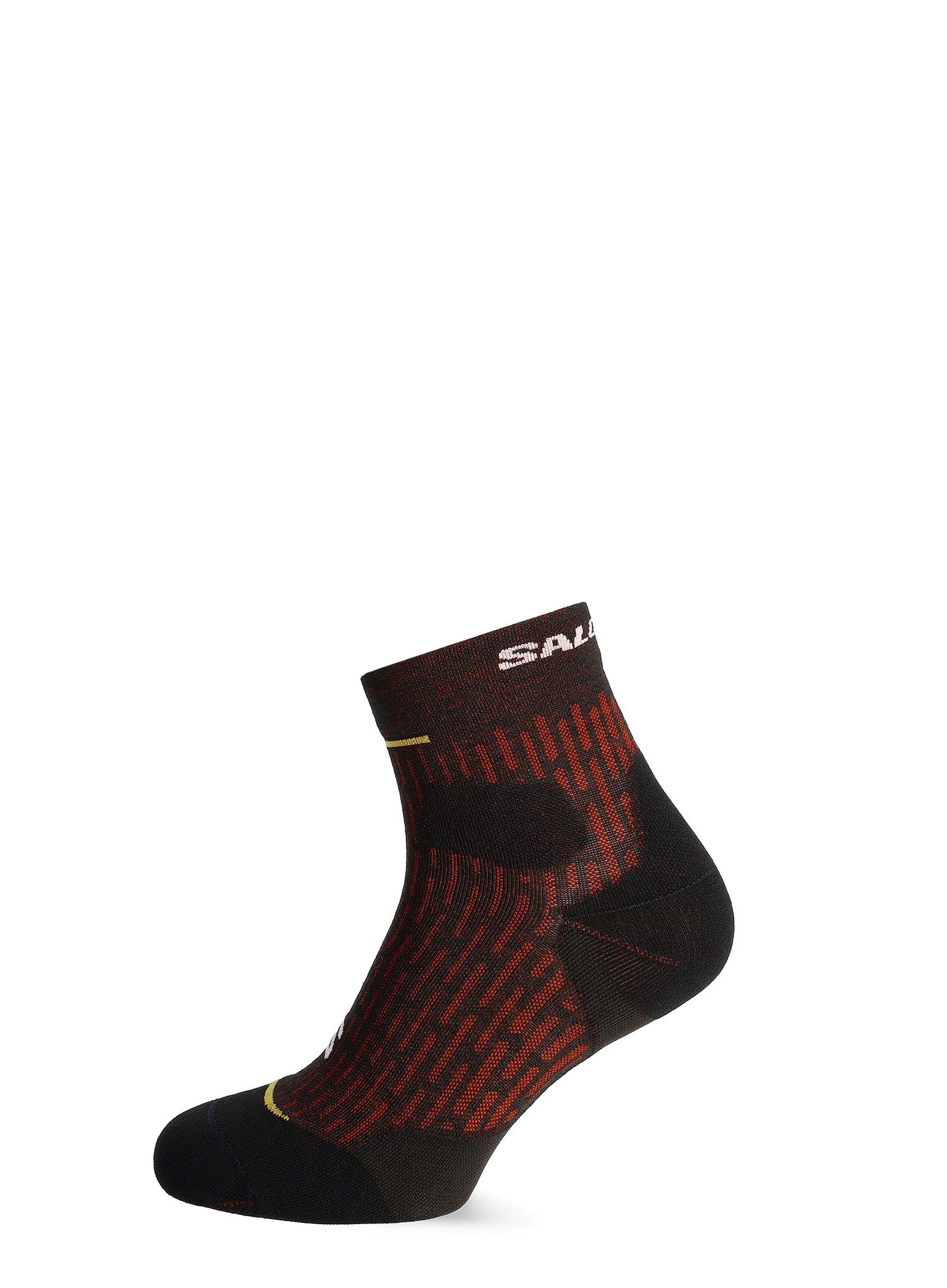 Běžecké ponožky Salomon Ultra Glide Ankle - black/risk red