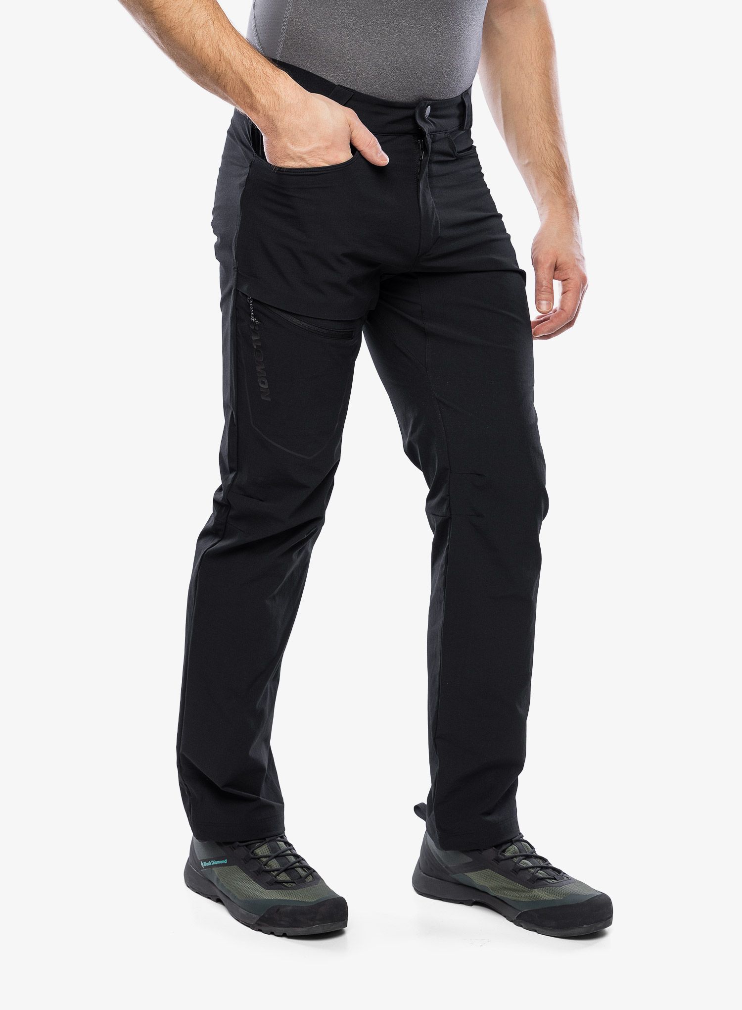 Turistické kalhoty Salomon Wayfarer Pants - deep black