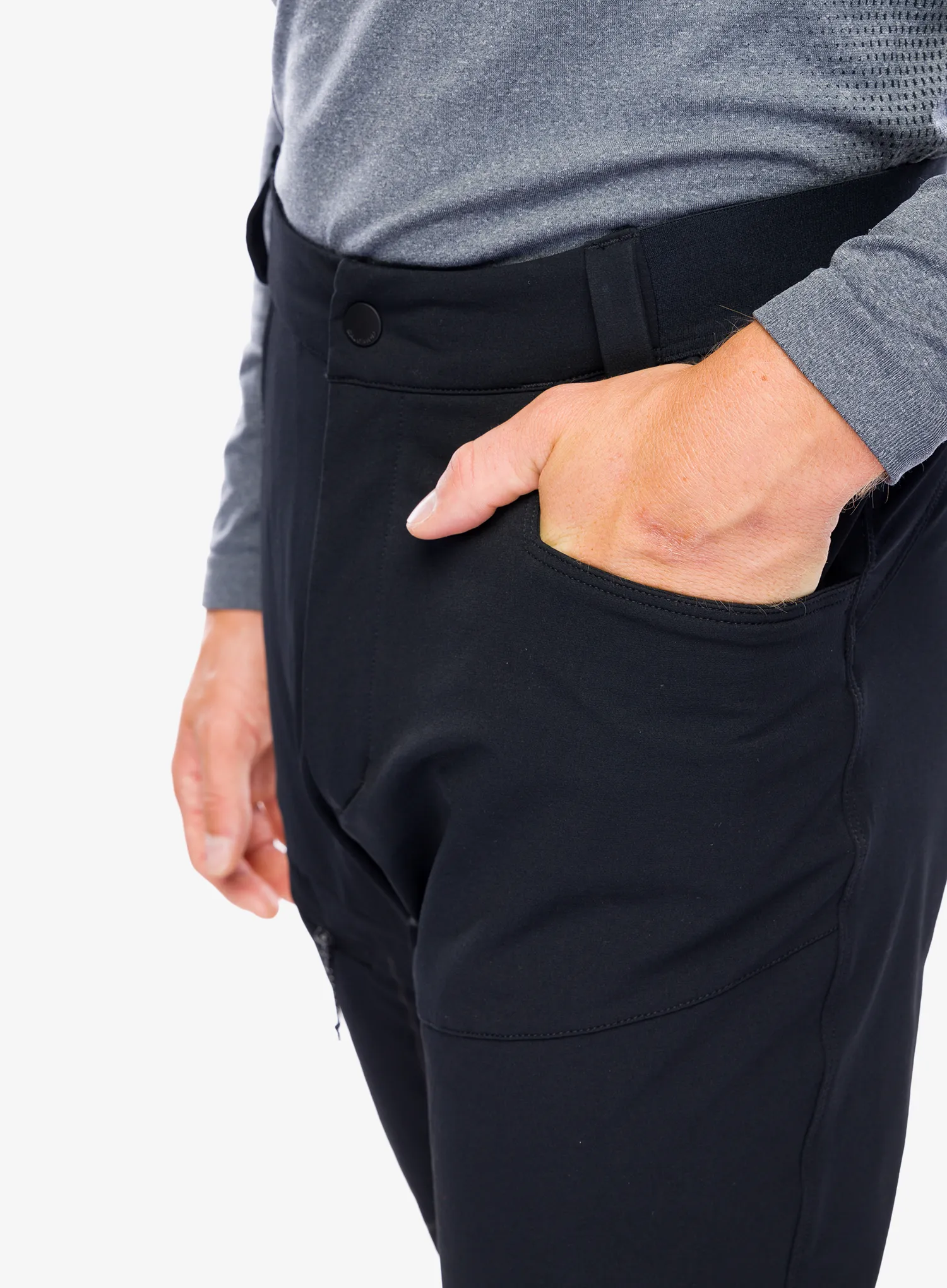 Turistické kalhoty Salomon Wayfarer Warm Pant - deep black