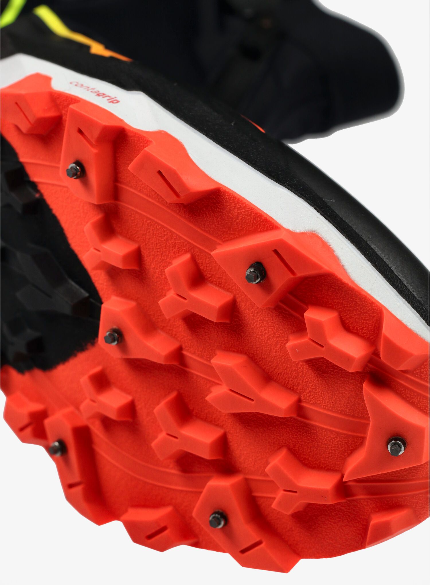 Trailové boty Salomon Winter Cross Spike - black/neon/yellow