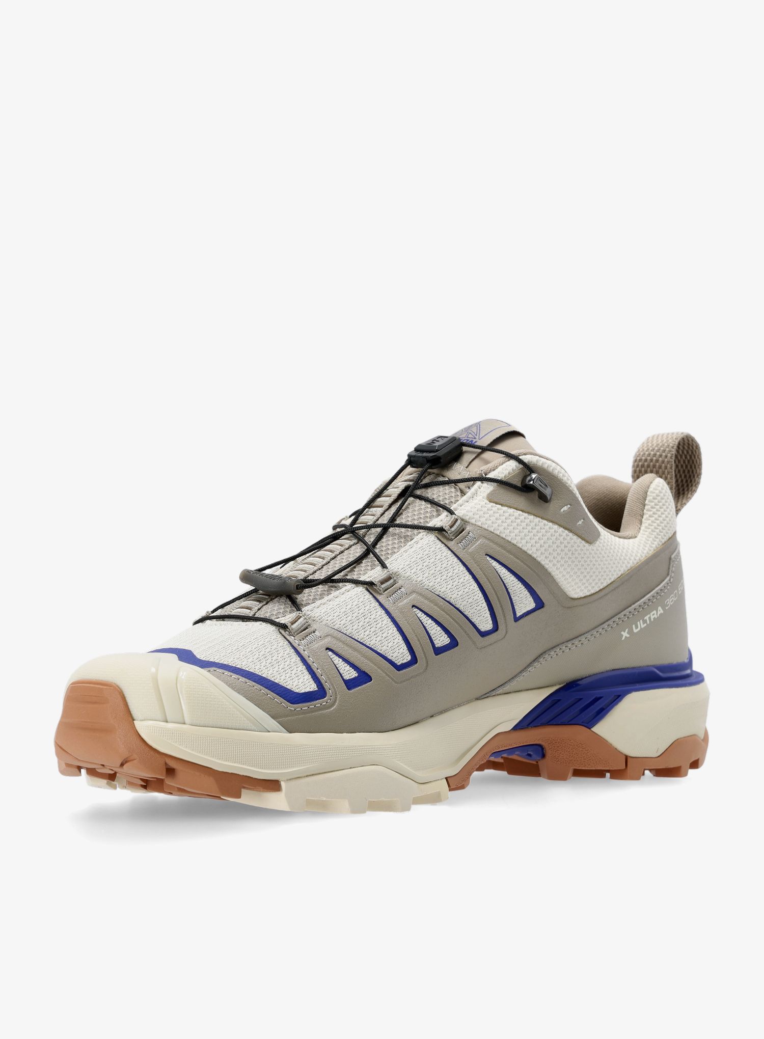 Turistické boty Salomon X Ultra 360 Edge - milk/khaki/blue