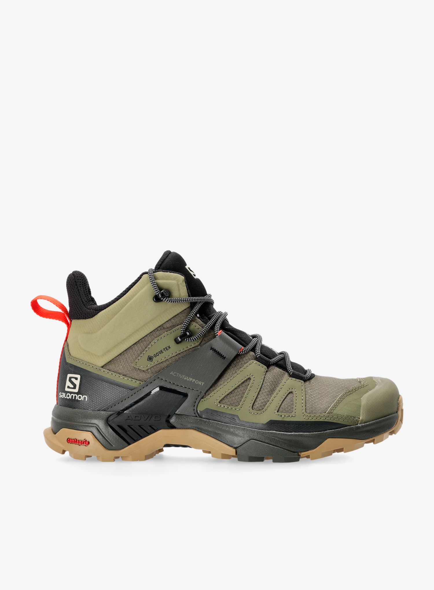 Boty GORE-TEX Salomon X Ultra 4 Mid GTX - lichen green