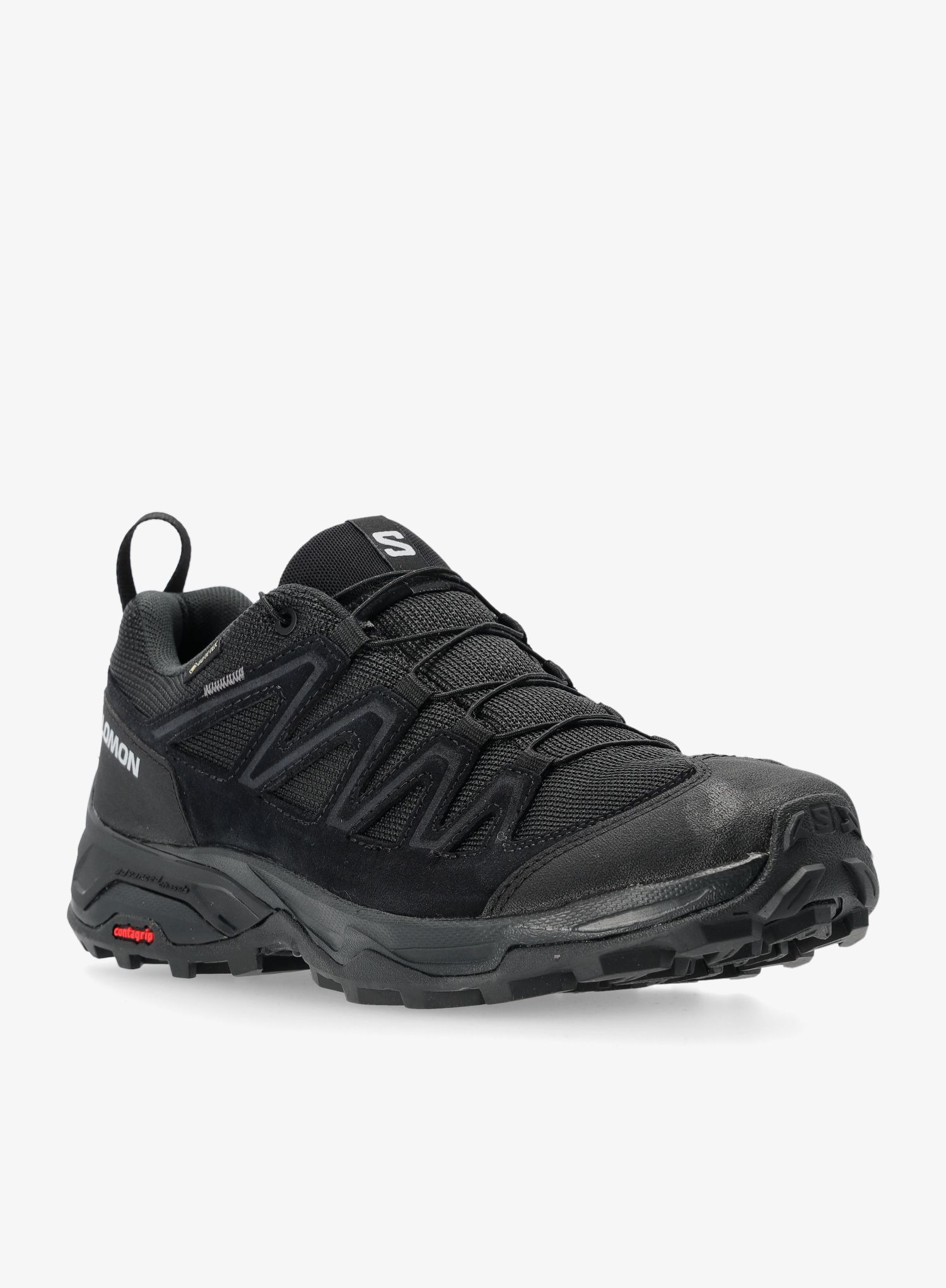 Turistické boty Salomon X Ward Leather Gtx - black/black/black