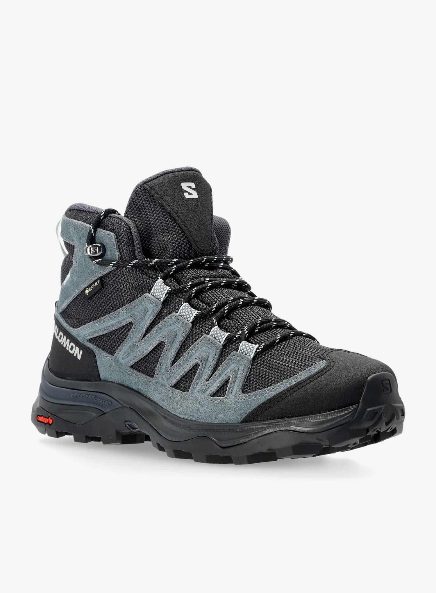 Dámské boty Salomon X Ward Leather Mid Gtx - ink/black/stormy