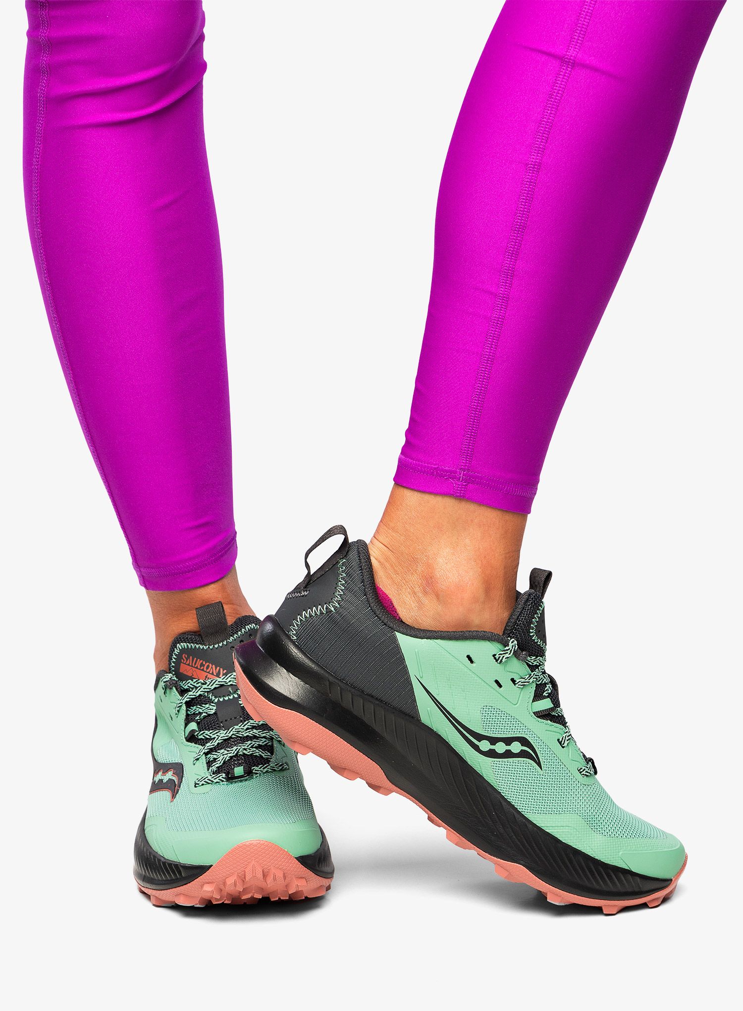Dámské trailové boty Saucony Blaze TR - spring/wood