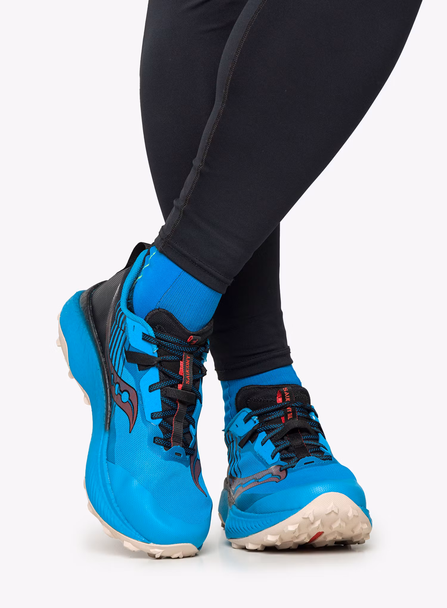 Pánské trailové boty Saucony Endorphin Edge - ocean/black