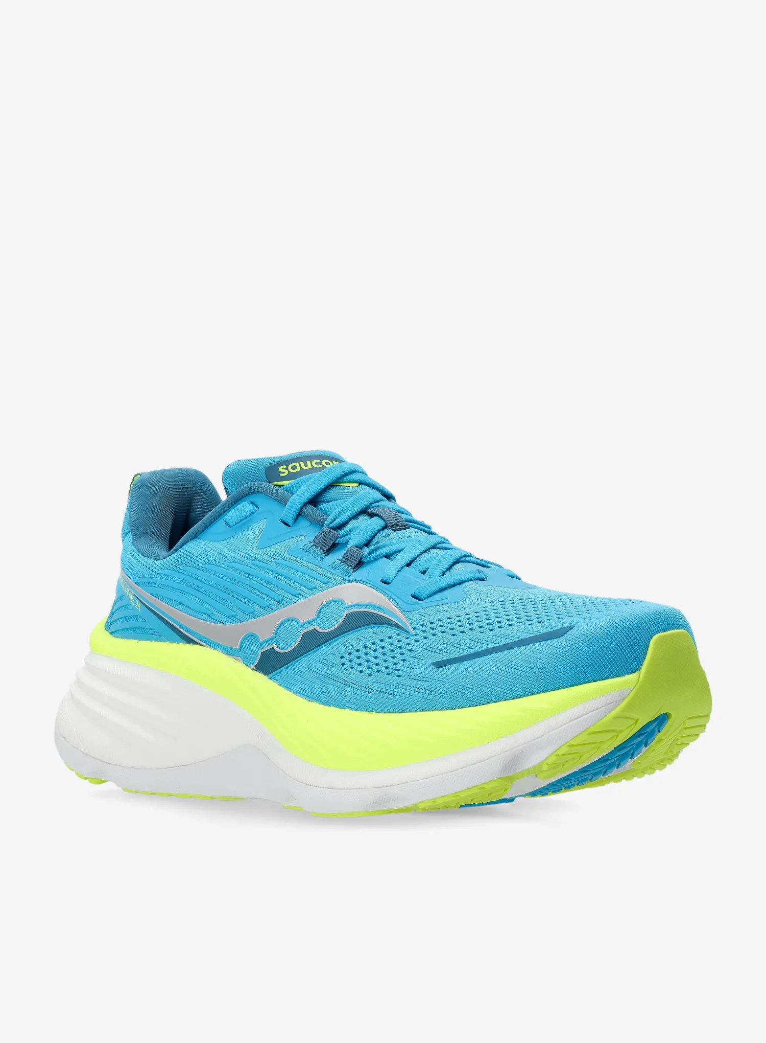 Běžecké boty pánské Saucony Hurricane 24 - viziblue/citron
