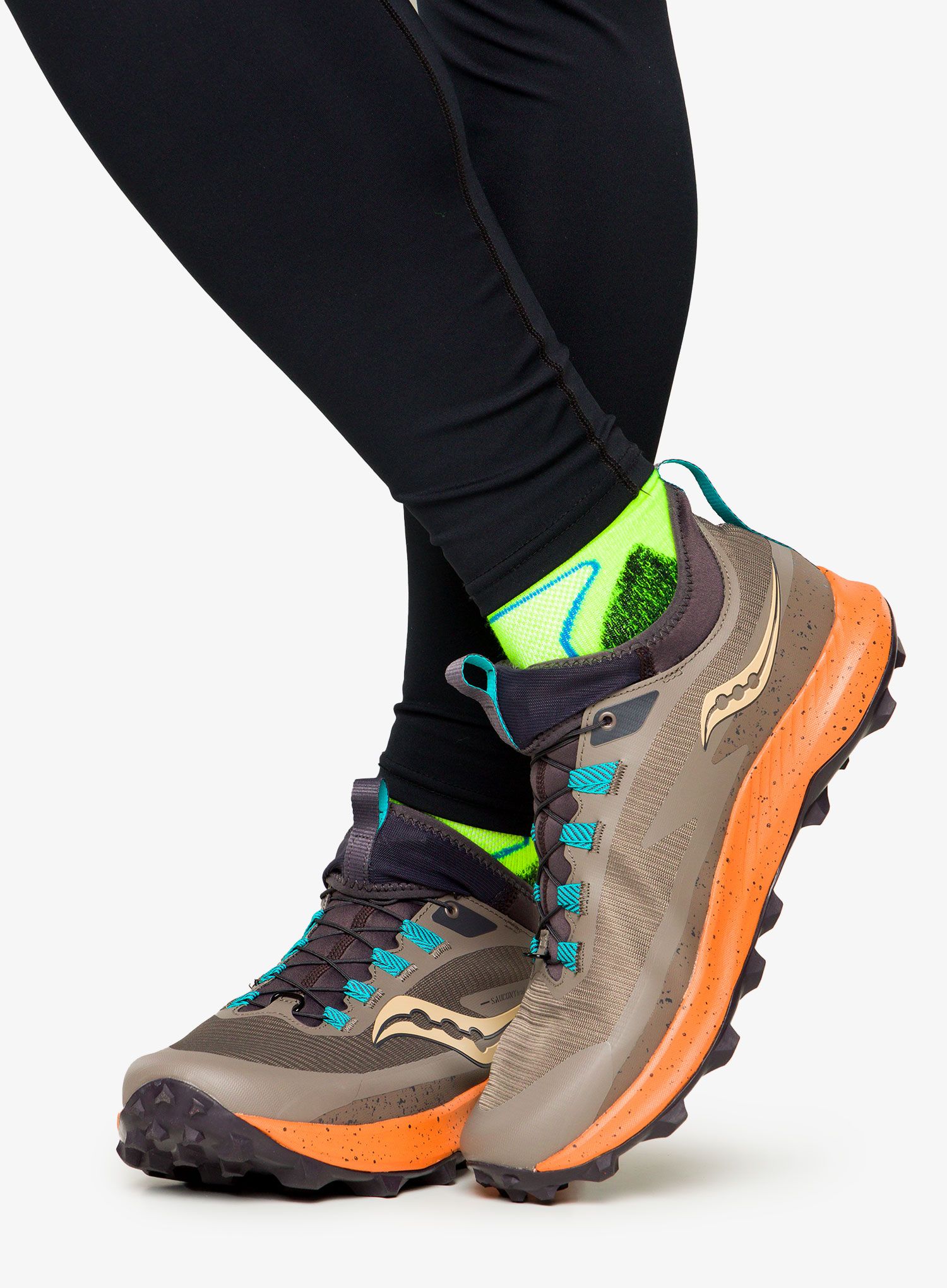 Pánské trailové boty Saucony Peregrine 13 ST - umber/basalt