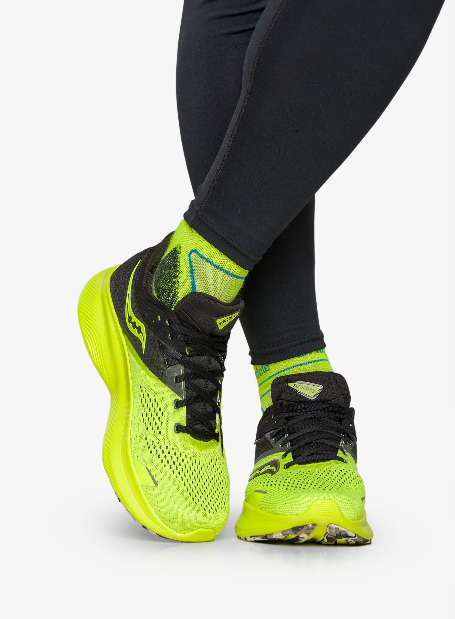 Boty na běhání pánské Saucony Ride 16  - citron/black