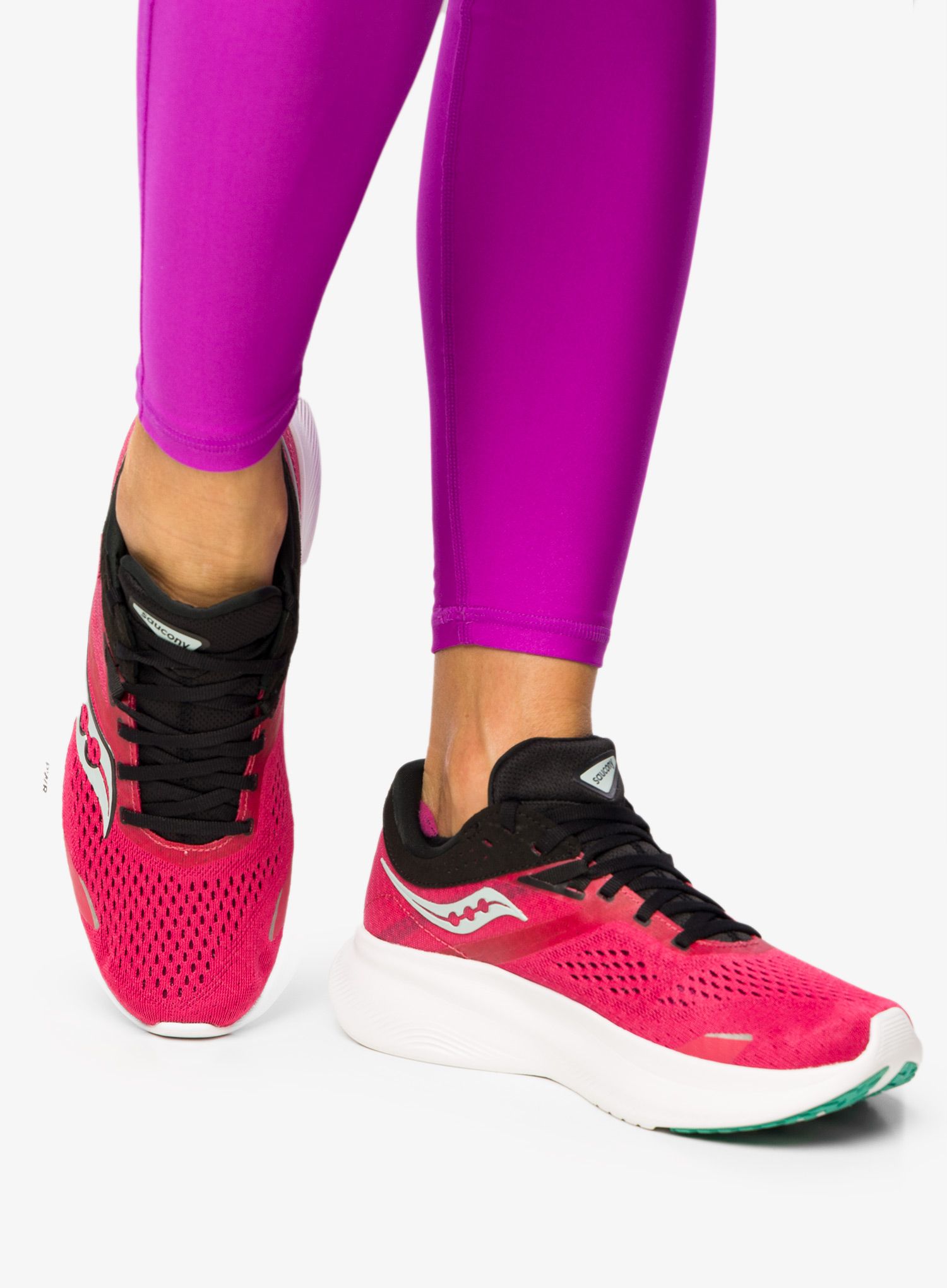 Běžecké boty dámské Saucony Ride 16  - rose/black