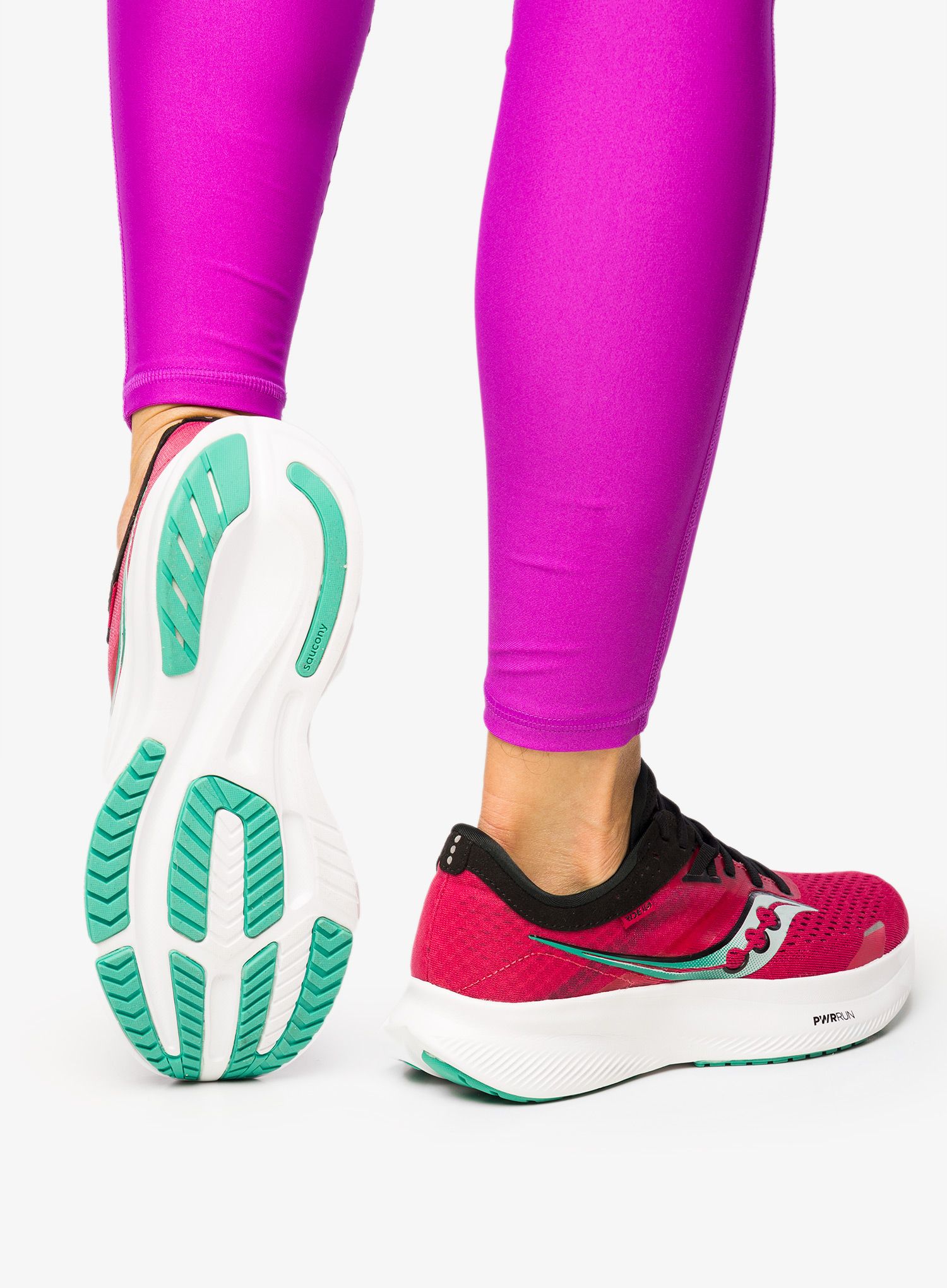 Běžecké boty dámské Saucony Ride 16  - rose/black