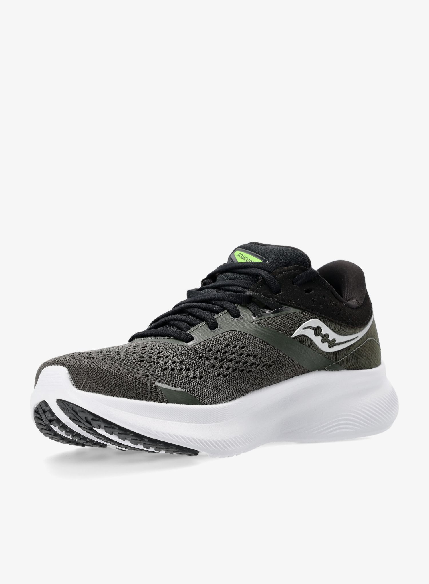 Běžecké boty pánské Saucony Ride 16 - umbra/slime