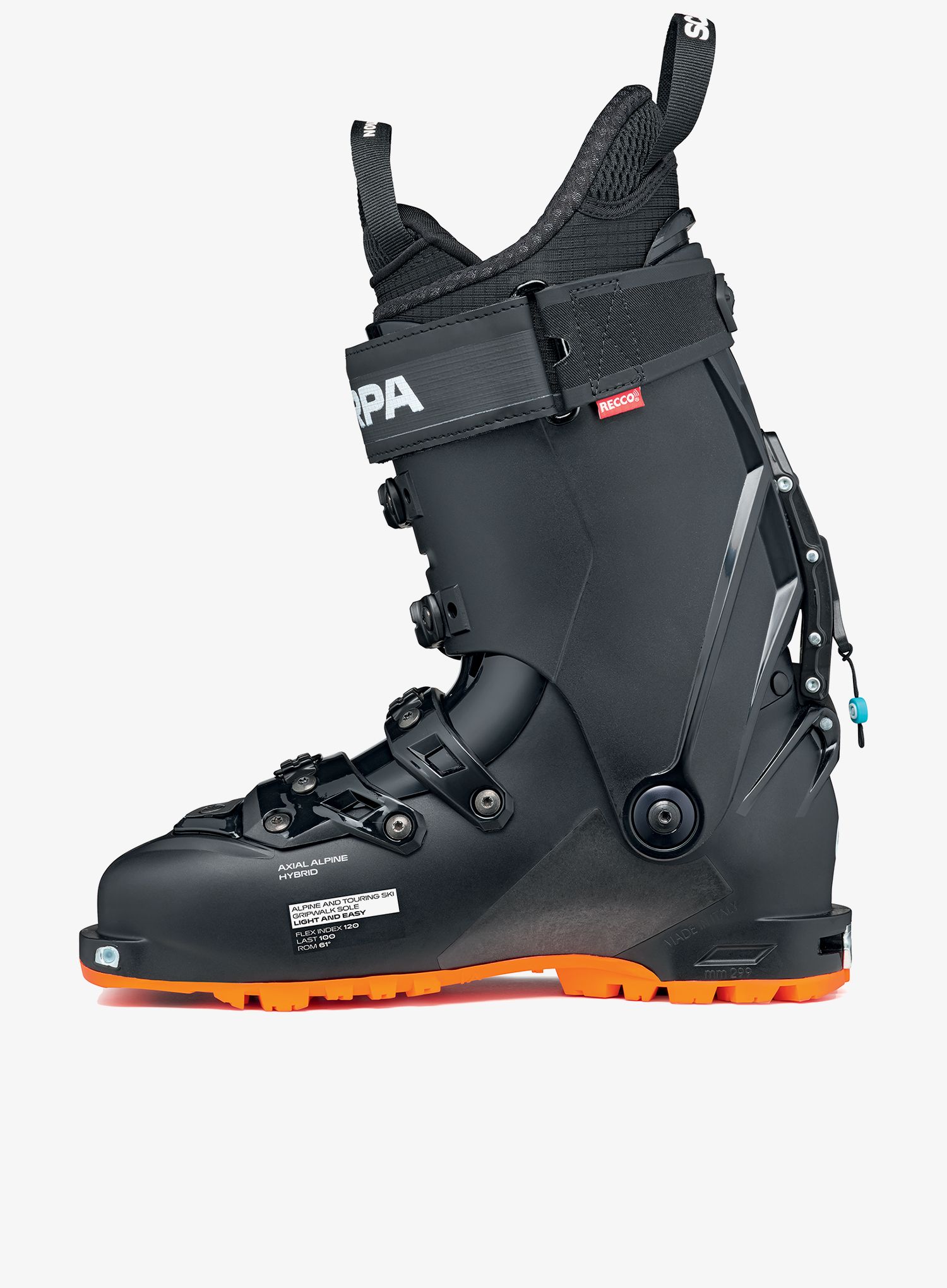 Skialpové boty Scarpa 4-Quattro SL - black/orange