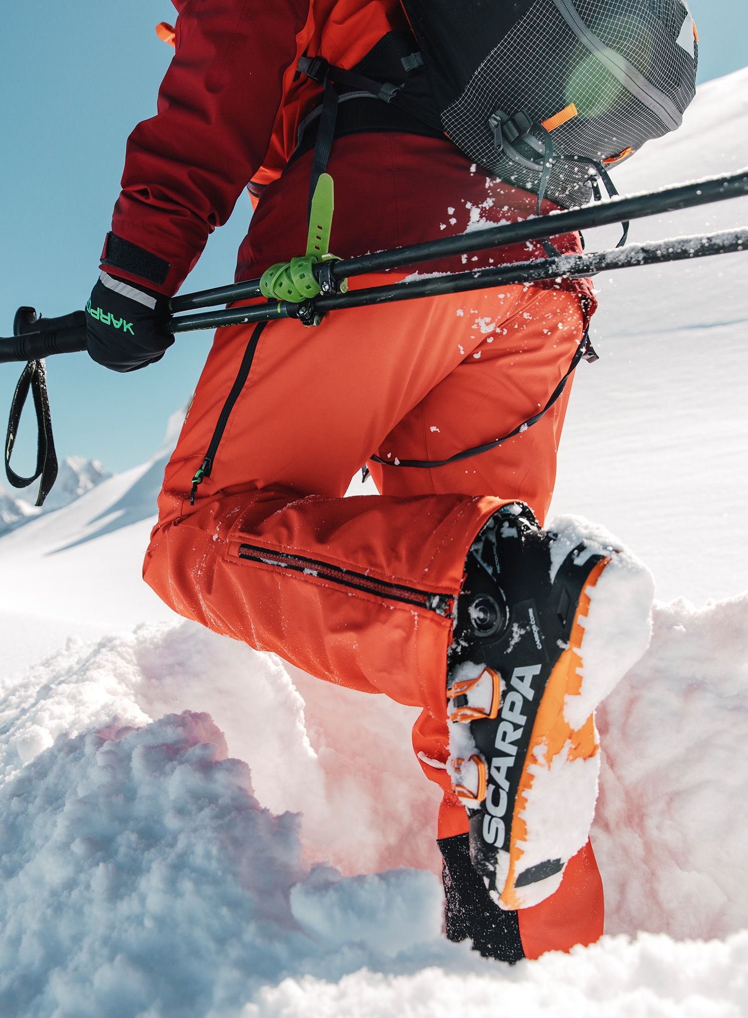 Skialpové boty Scarpa 4-Quattro SL - black/orange