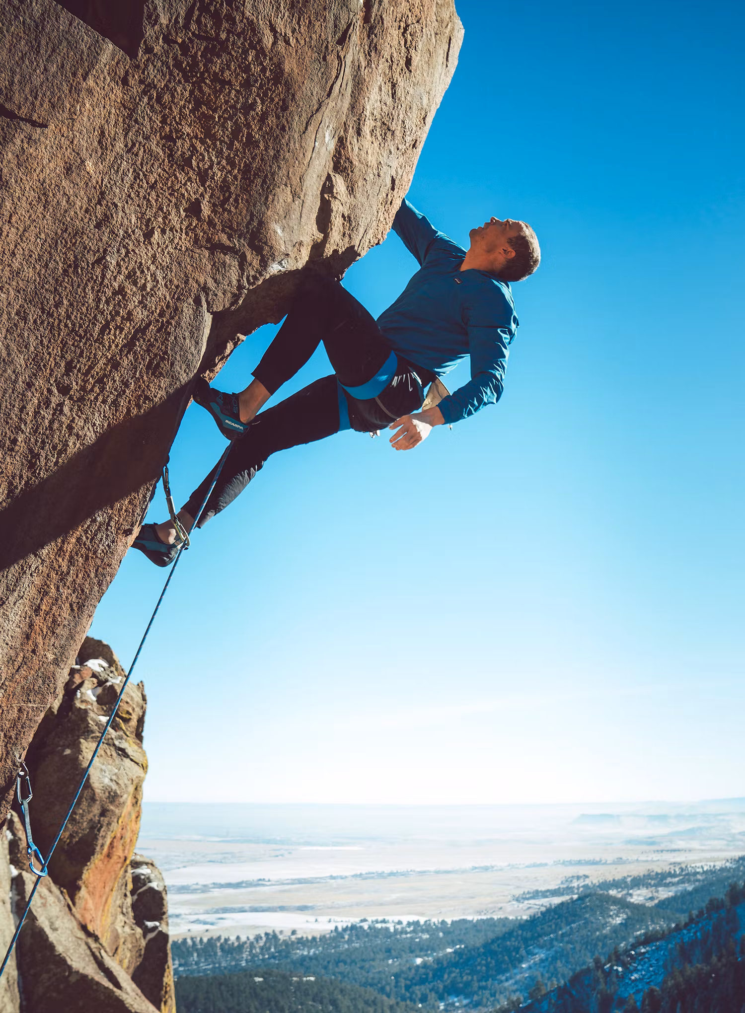 Lezecké boty Scarpa Boostic - black/azure
