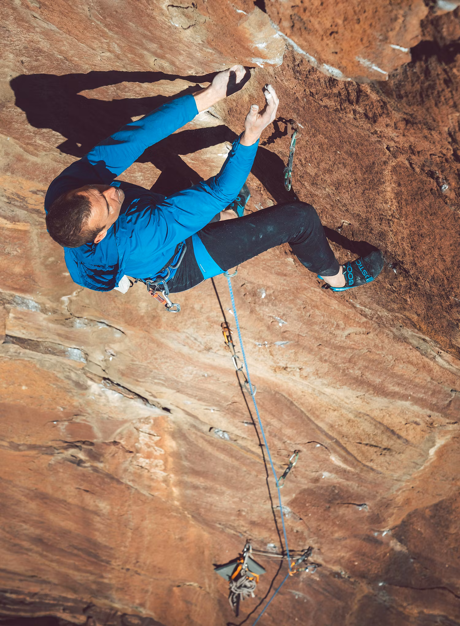 Lezecké boty Scarpa Boostic - black/azure