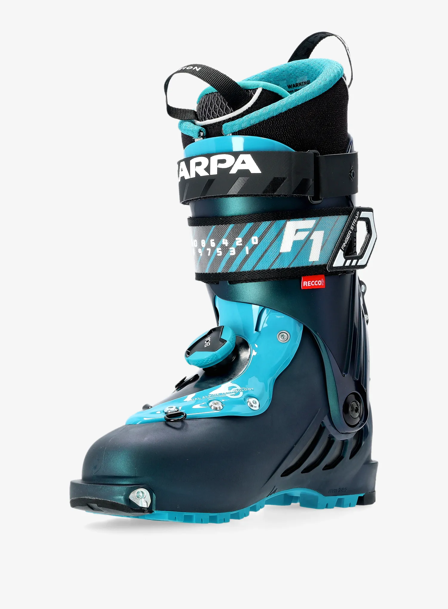 Skialpové boty Scarpa F1 - anthracite/ottanio
