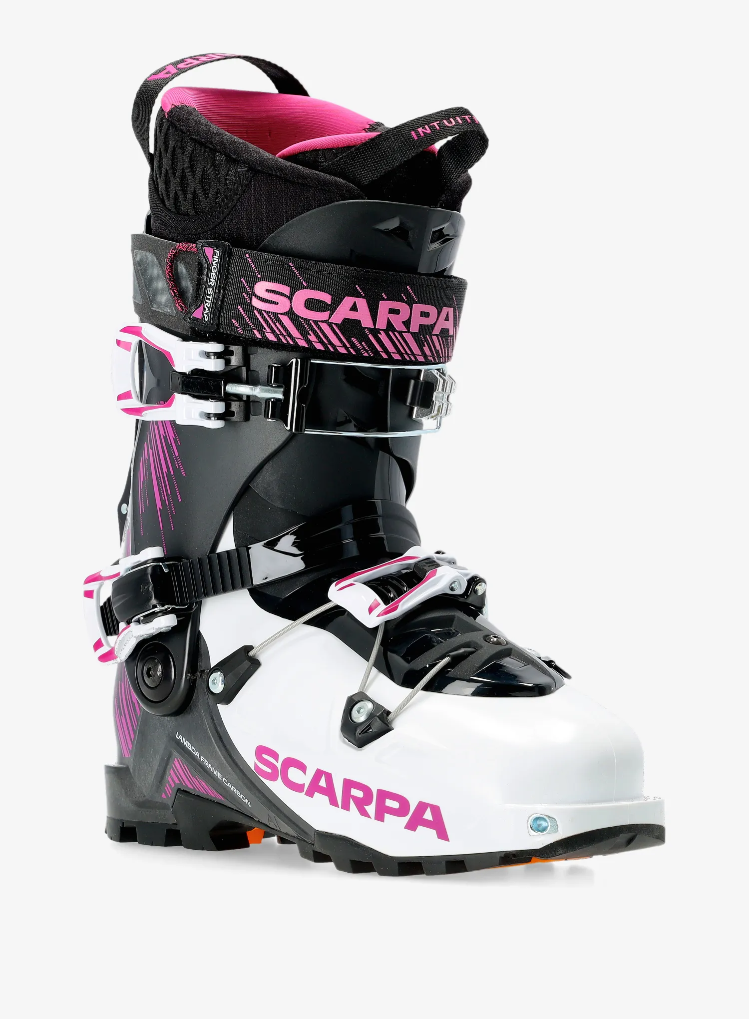 Dámské skialpové boty Scarpa Gea RS - white/black/rouge