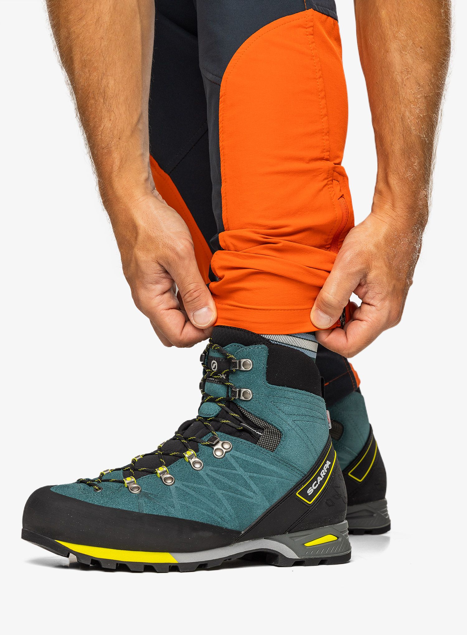 Trekové boty Scarpa Marmolada Pro HD - lake blue/lime