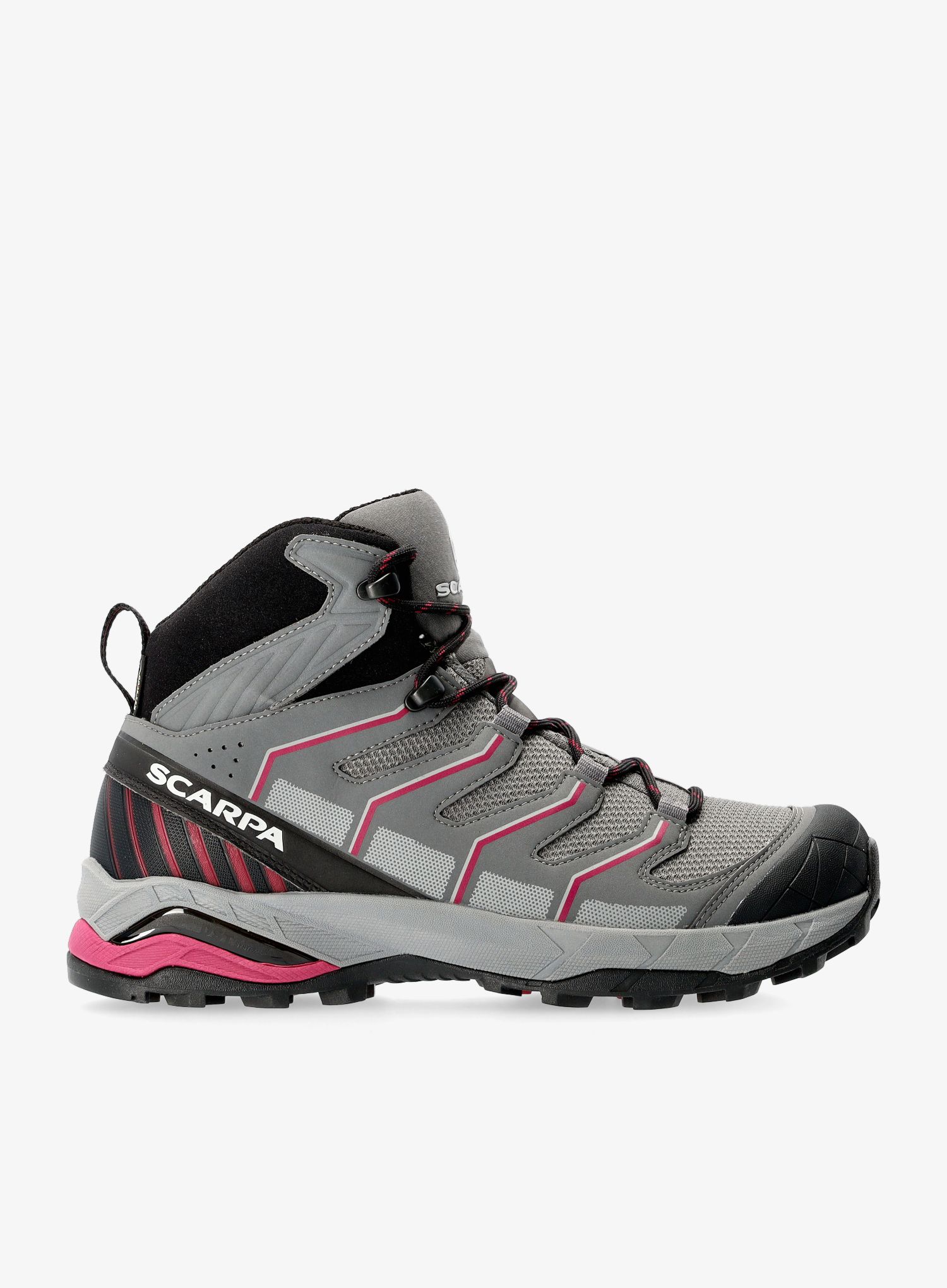 Dámské turistické boty Scarpa Maverick Mid GTX - gray/red plum