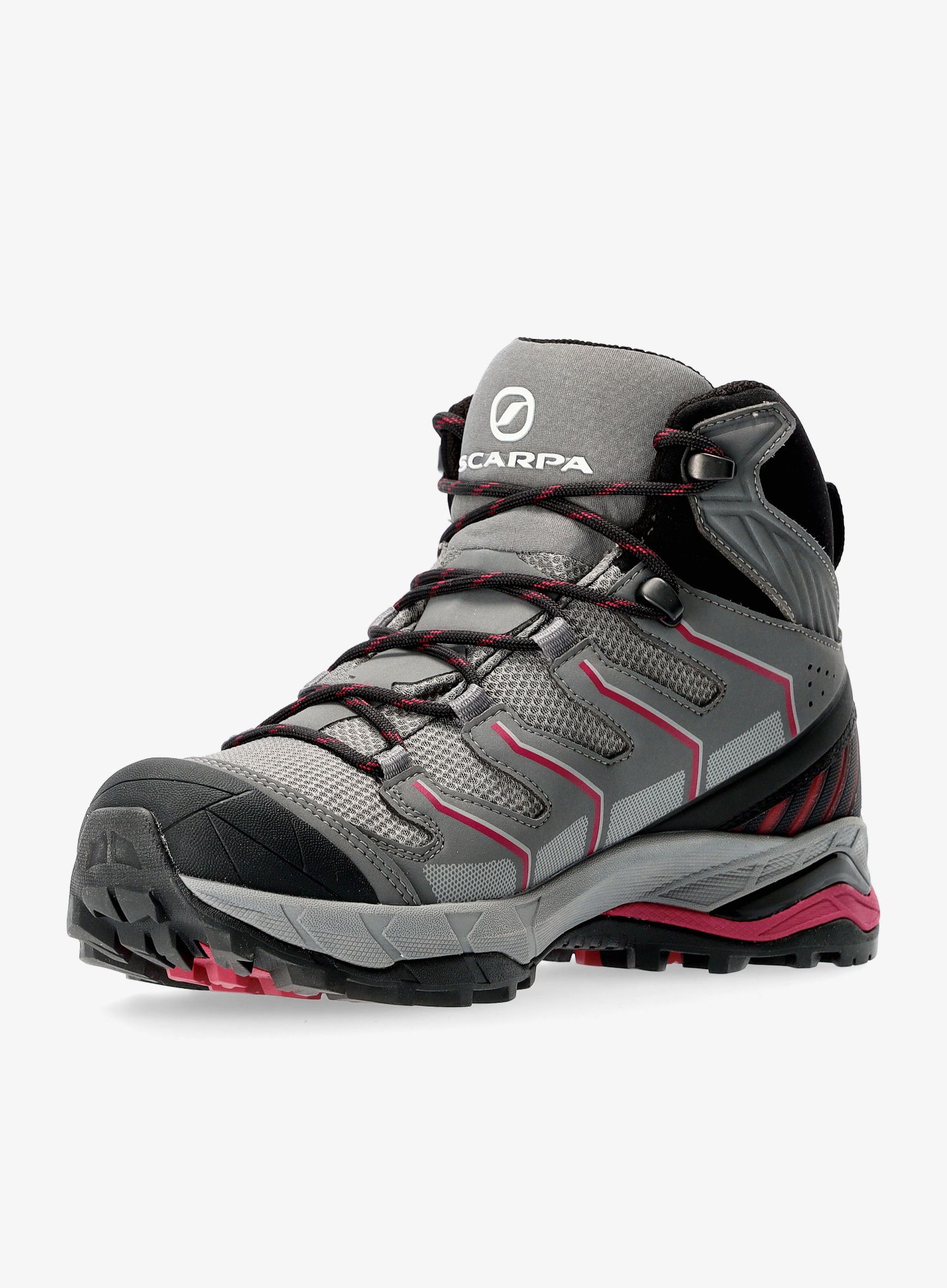 Dámské turistické boty Scarpa Maverick Mid GTX - gray/red plum